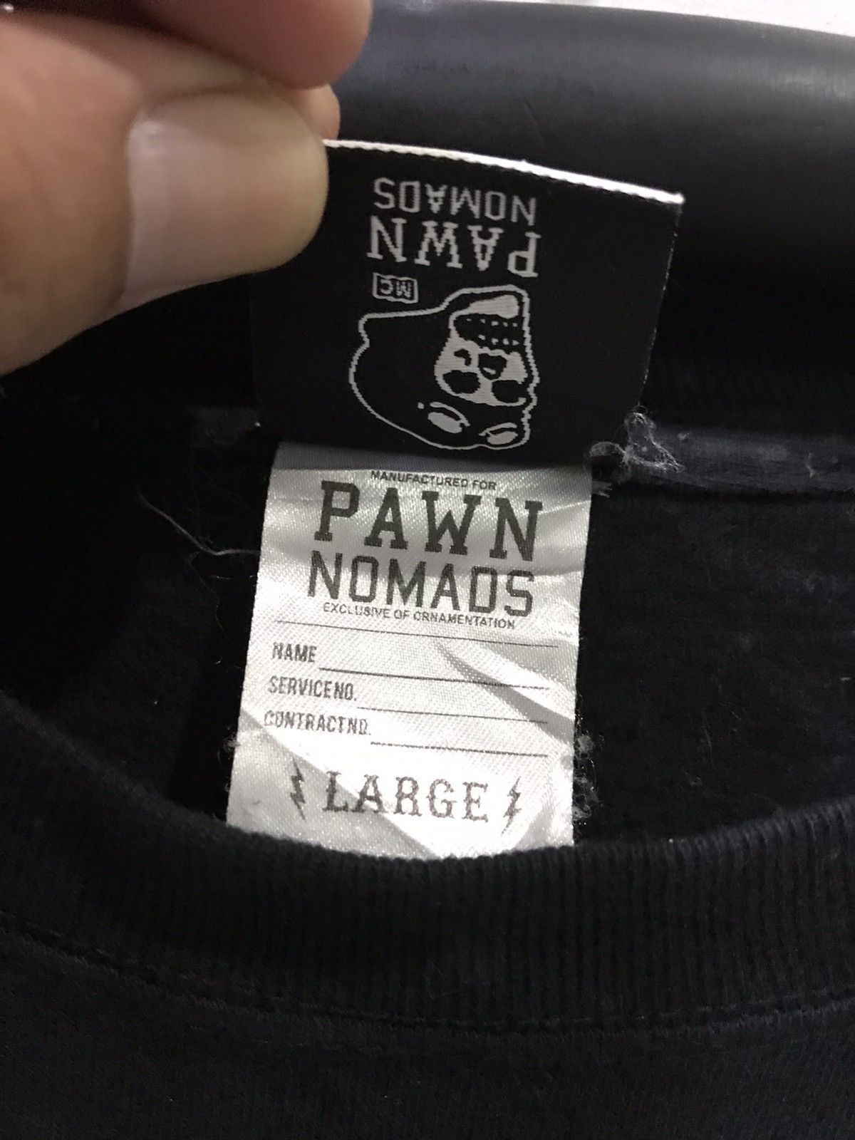 Japanese Brand PAWN NOMAD Japan Long Sleeve Shirt Size US L / EU 52-54 / 3 - 5 Thumbnail