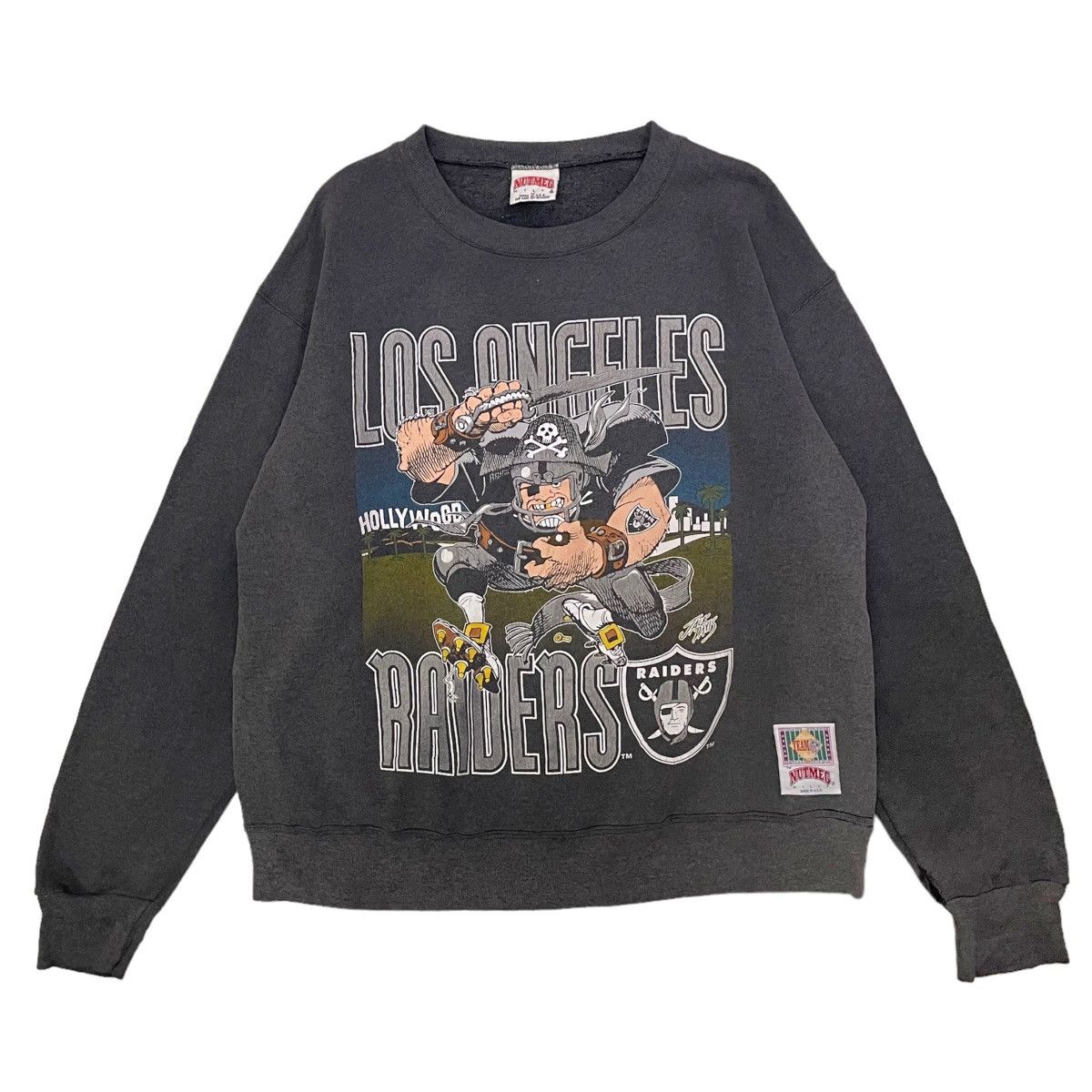 💥90s RAIDERS NFL NUTMEG VINTAGE SWEATSHIRT