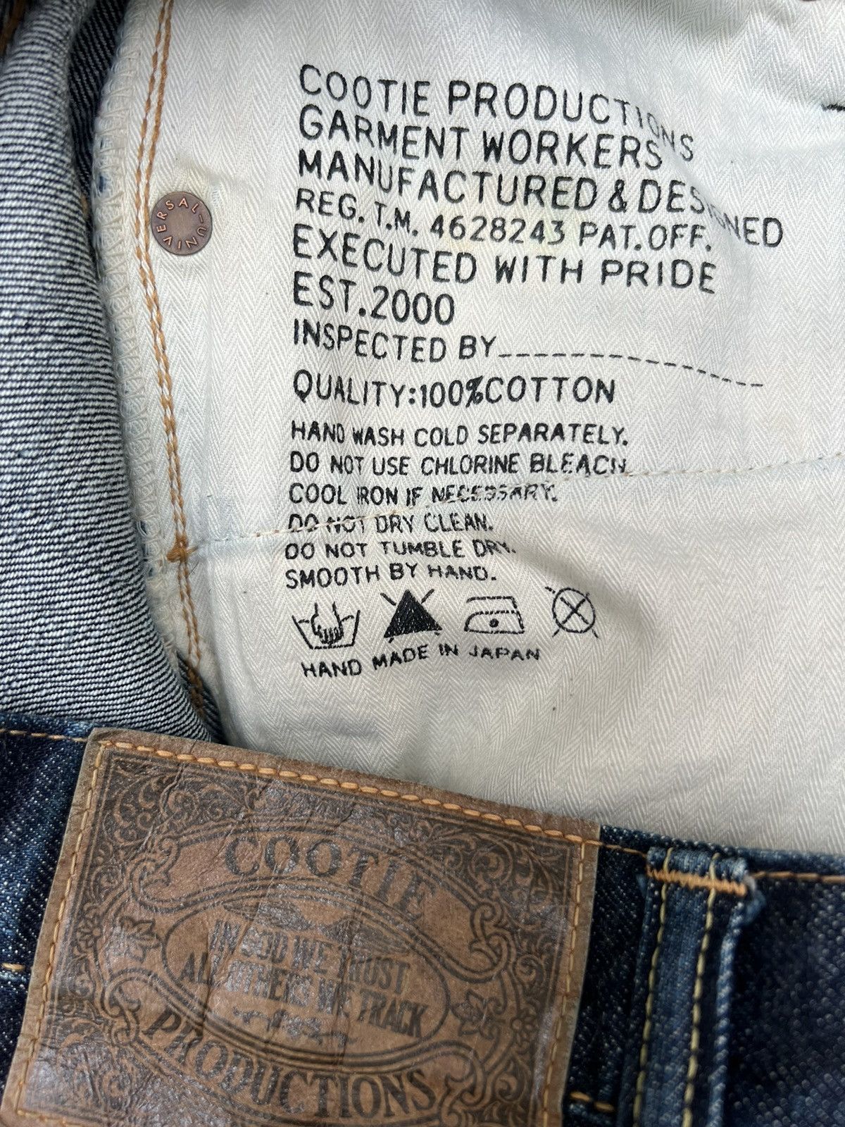 Engineered Garments Cootie Productions Japan Hand Made Fade Denim Selvedge Jeans Size US 30 / EU 46 - 23 Thumbnail