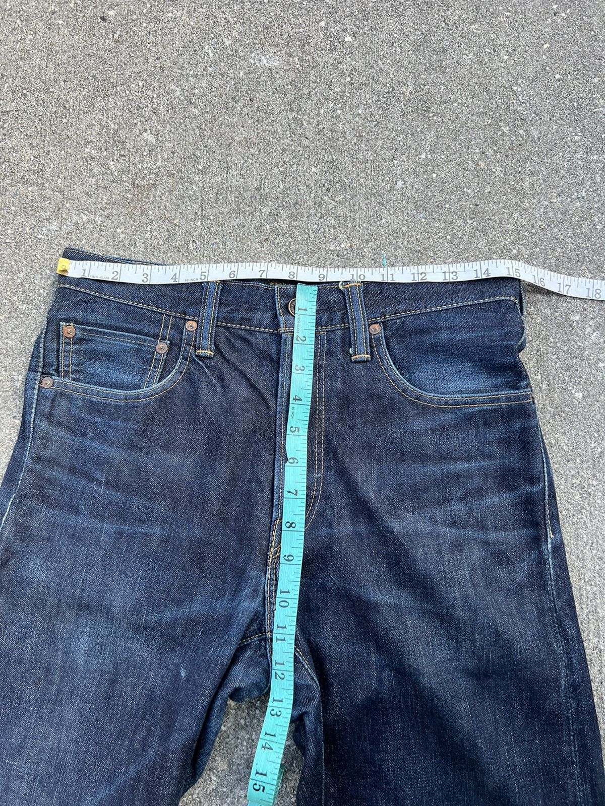 Engineered Garments Cootie Productions Japan Hand Made Fade Denim Selvedge Jeans Size US 30 / EU 46 - 2 Thumbnail