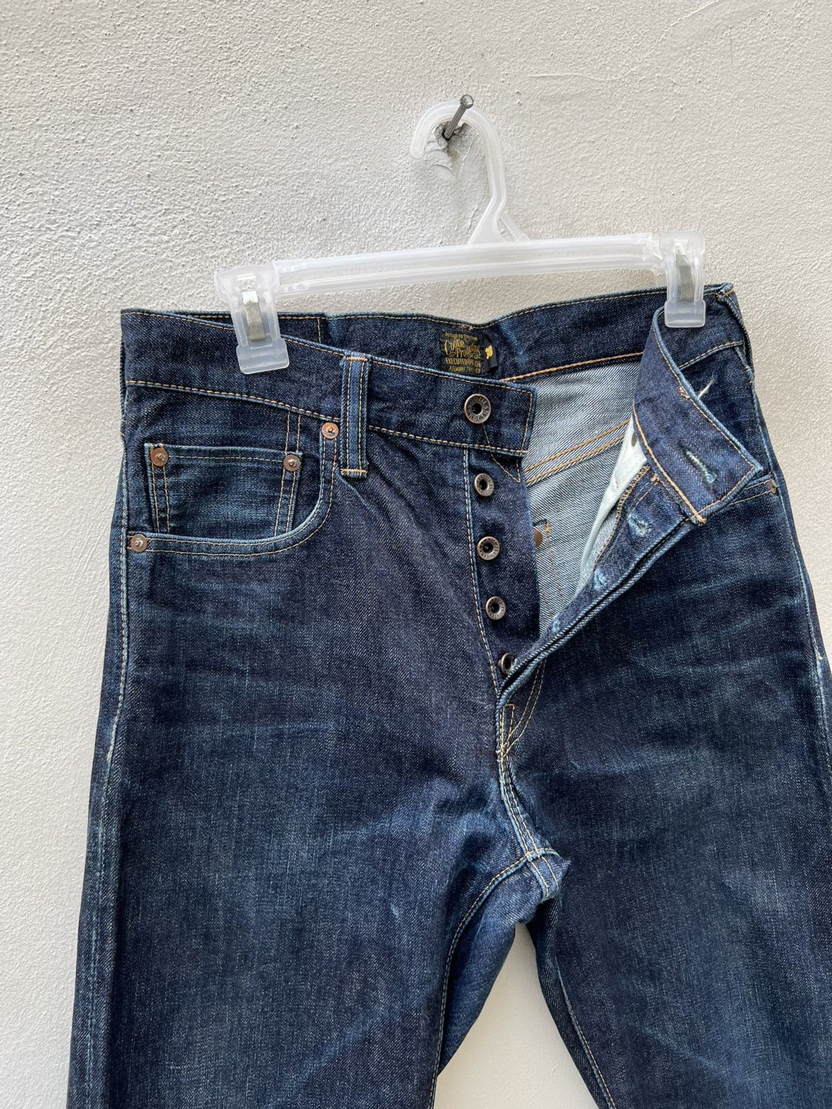 Engineered Garments Cootie Productions Japan Hand Made Fade Denim Selvedge Jeans Size US 30 / EU 46 - 8 Thumbnail