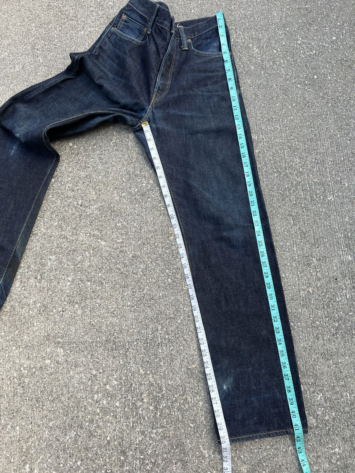 Engineered Garments Cootie Productions Japan Hand Made Fade Denim Selvedge Jeans Size US 30 / EU 46 - 4 Thumbnail