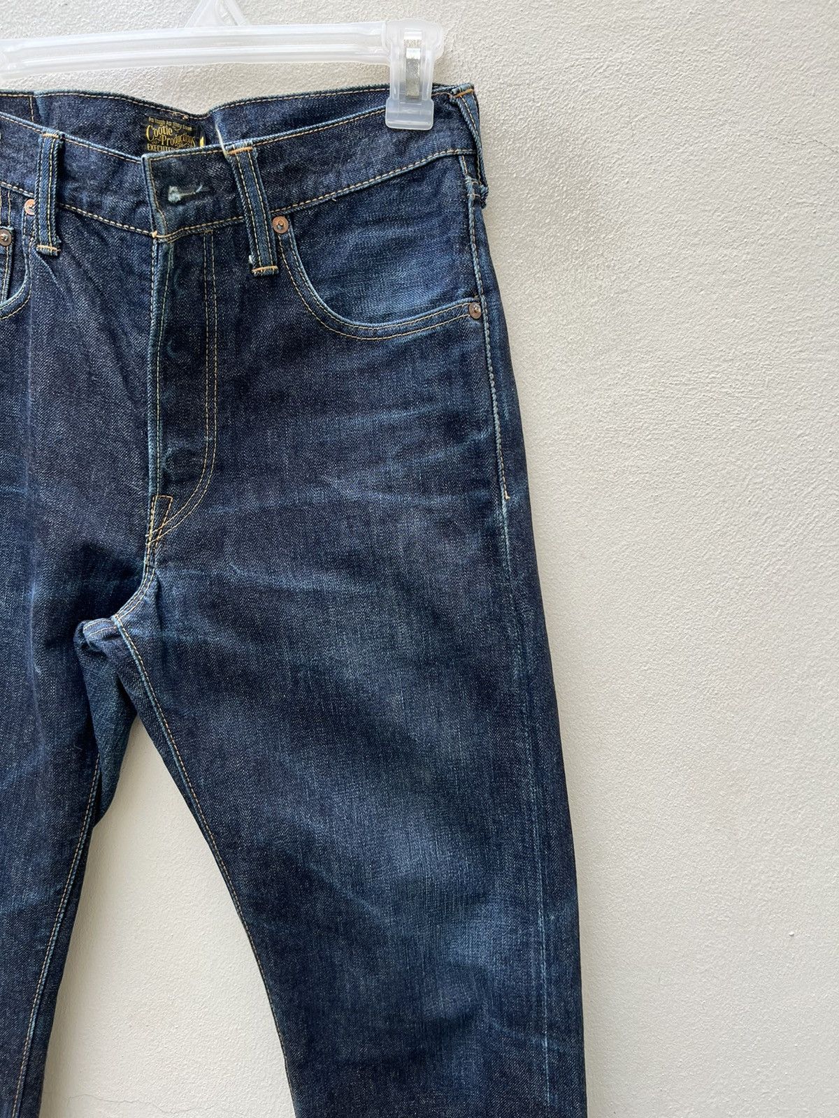 Engineered Garments Cootie Productions Japan Hand Made Fade Denim Selvedge Jeans Size US 30 / EU 46 - 11 Thumbnail