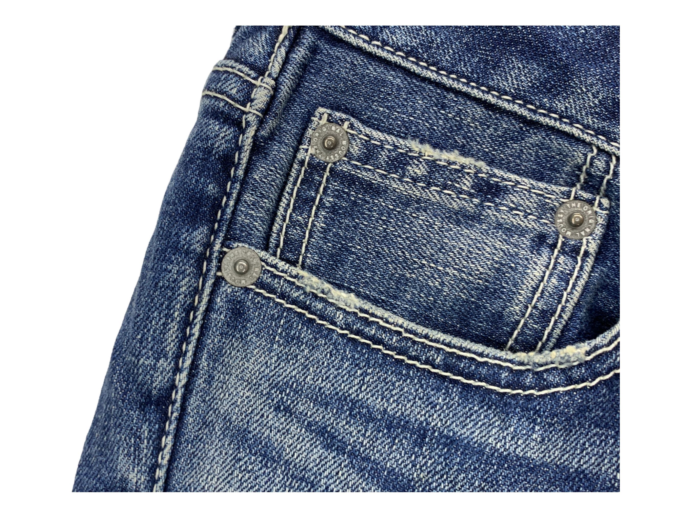 Japanese Brand × MOUSSY Moussy Japan Low Rise Skinny Jeans Slim Pants Size 24" / US 00 / IT 34 - 10 Thumbnail