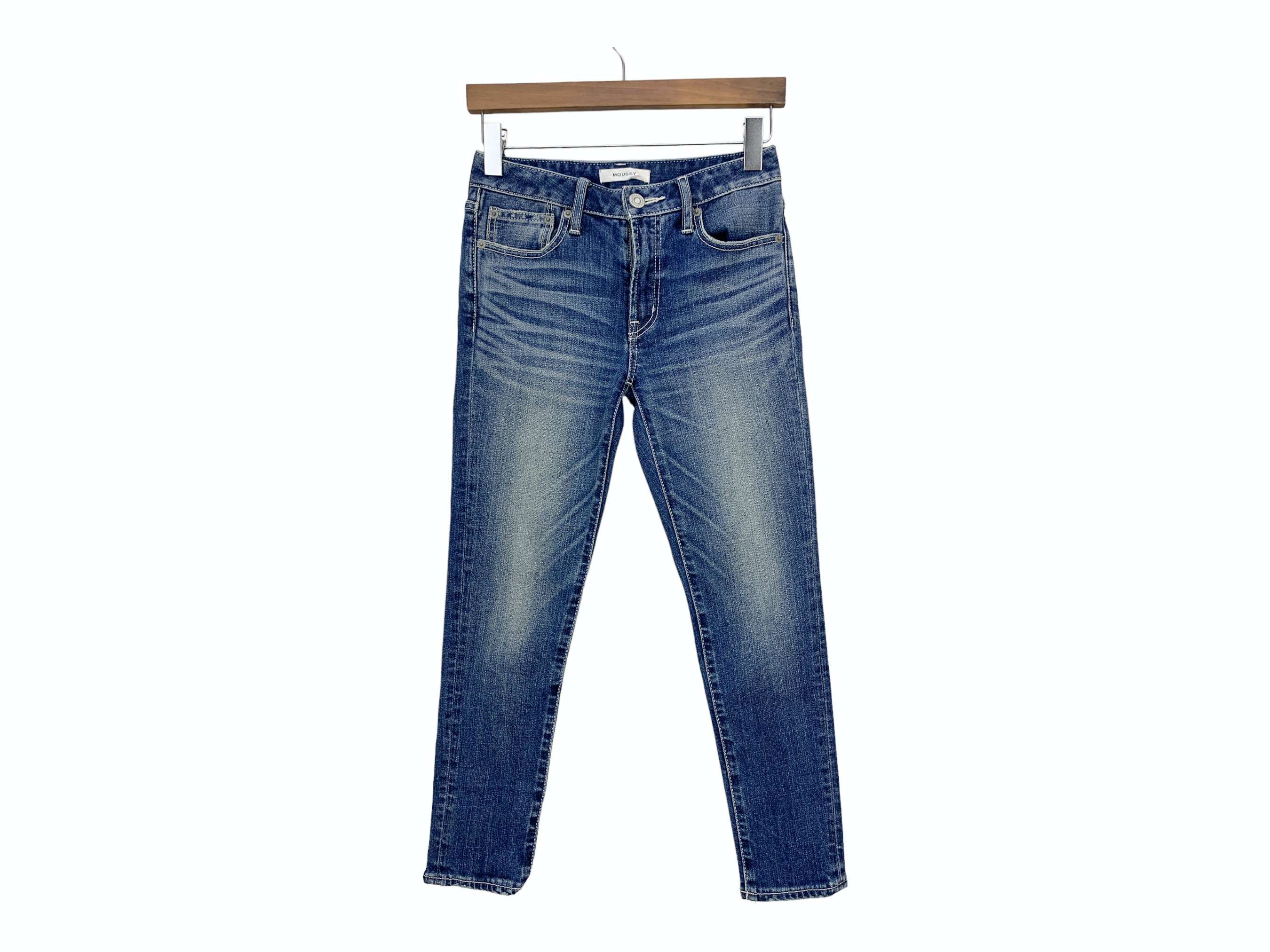 Japanese Brand × MOUSSY Moussy Japan Low Rise Skinny Jeans Slim Pants Size 24" / US 00 / IT 34 - 1 Thumbnail