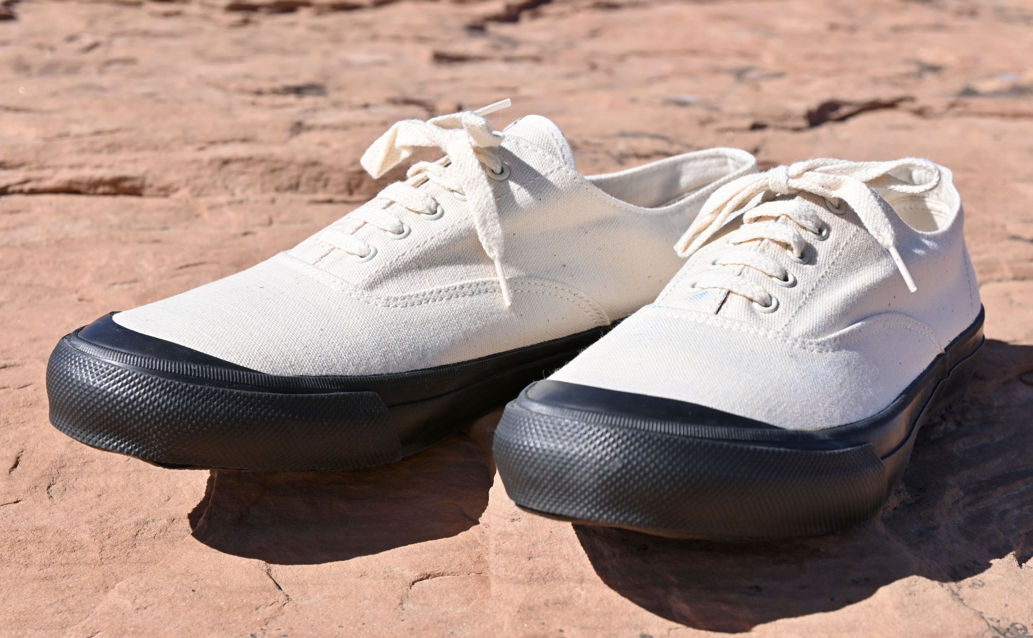 The Real McCoy's USN COTTON CANVAS DECK SHOES | Grailed