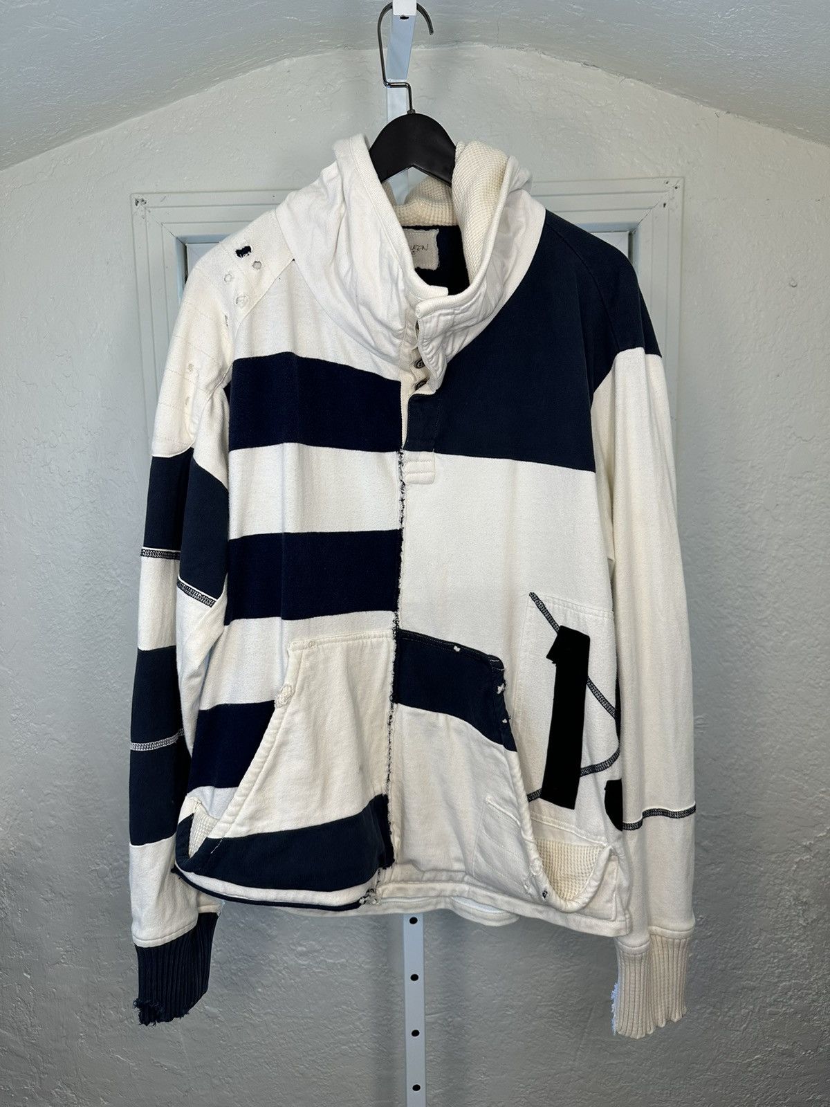 Greg Lauren SS19 Rugby Hi-Tech Hoodie Size US L / EU 52-54 / 3 - 2 Thumbnail