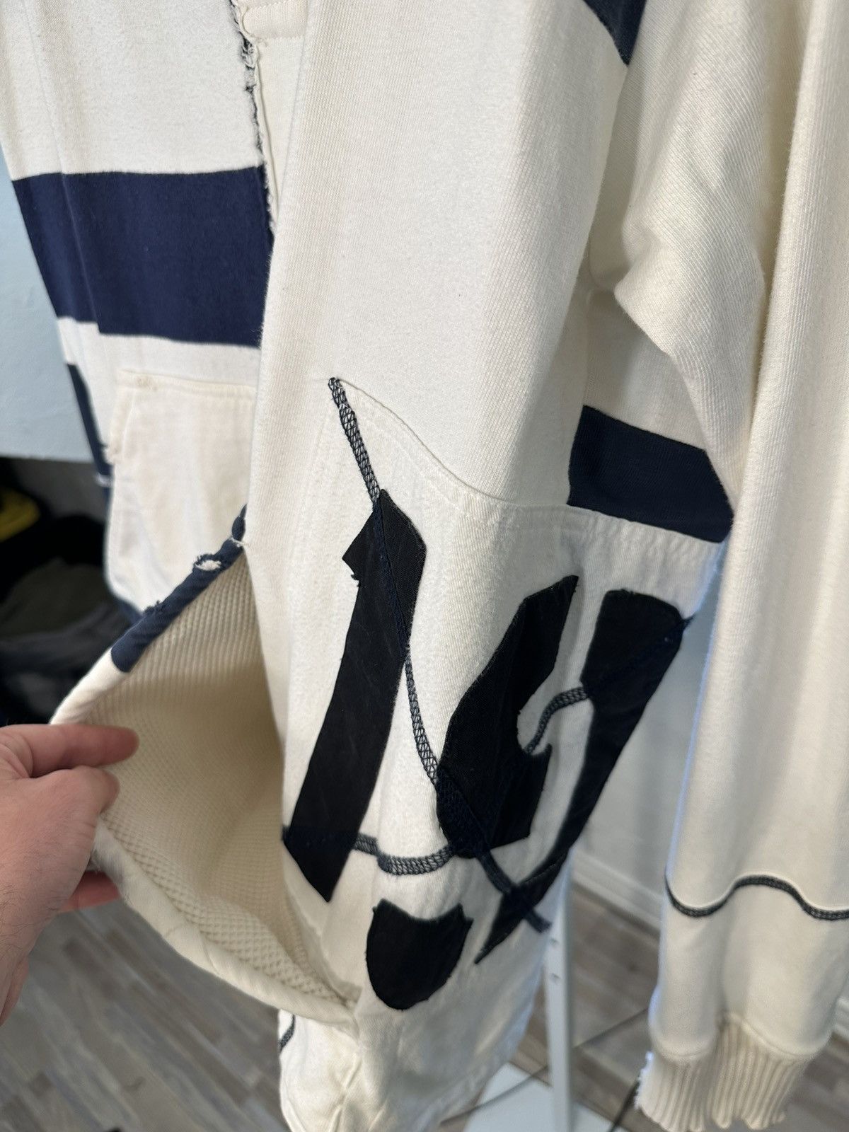 Greg Lauren SS19 Rugby Hi-Tech Hoodie Size US L / EU 52-54 / 3 - 4 Thumbnail