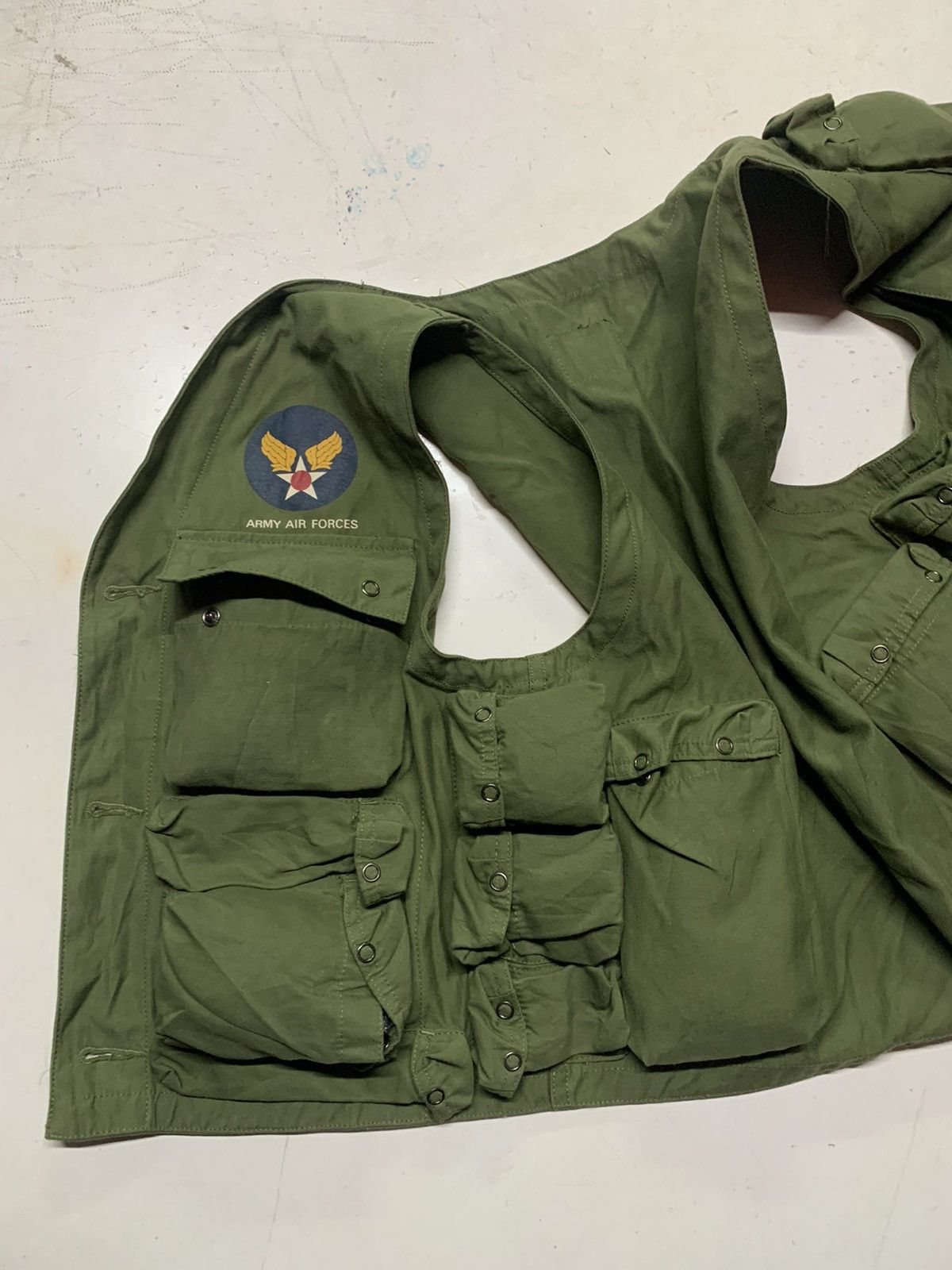 Vintage Tectical military multi pocket beige vest Size US M / EU 48-50 / 2 - 15 Thumbnail