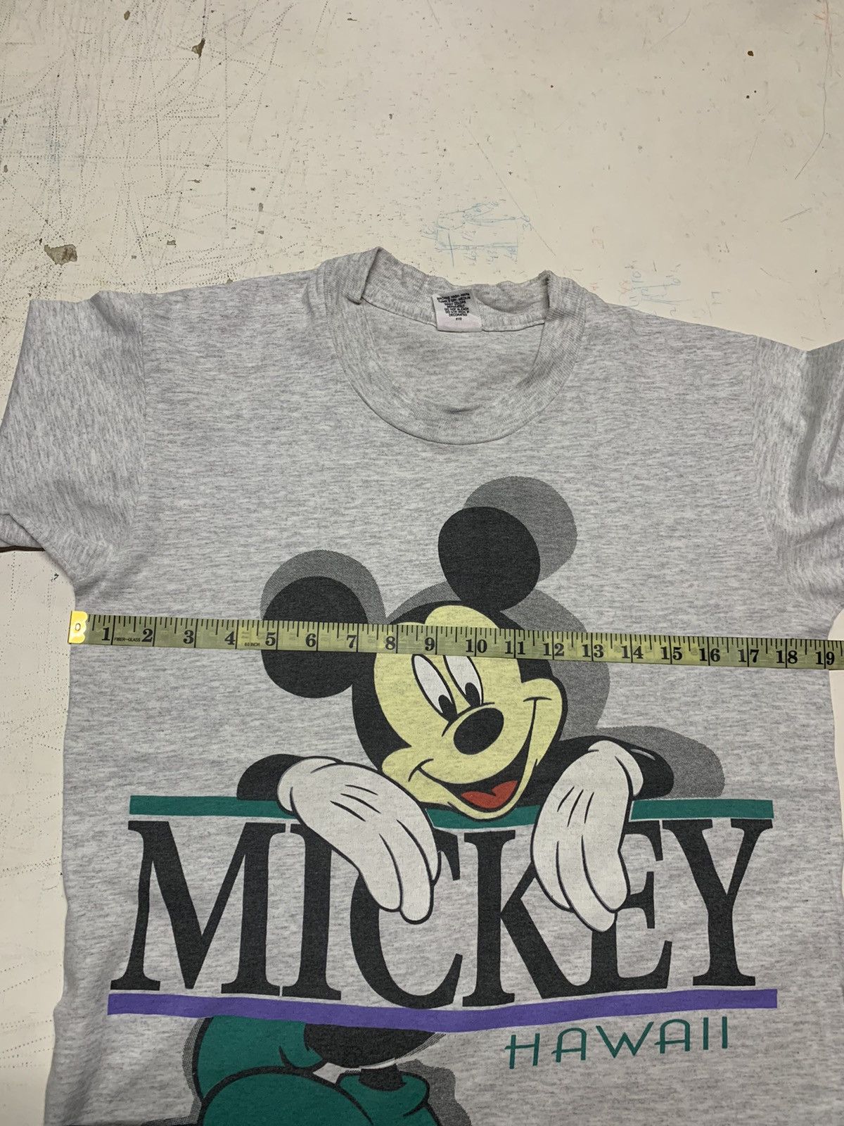 Mickey Mouse × Vintage Vintage USA single stitch Size US S / EU 44-46 / 1 - 11 Thumbnail
