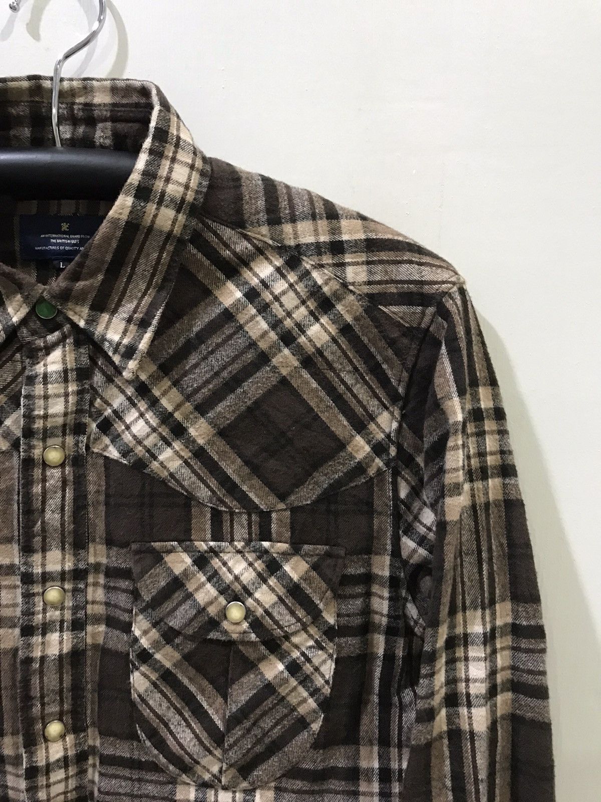 Flannel R NEWBOLD Plaid Westener Snap Button Flannel Size US M / EU 48-50 / 2 - 3 Thumbnail