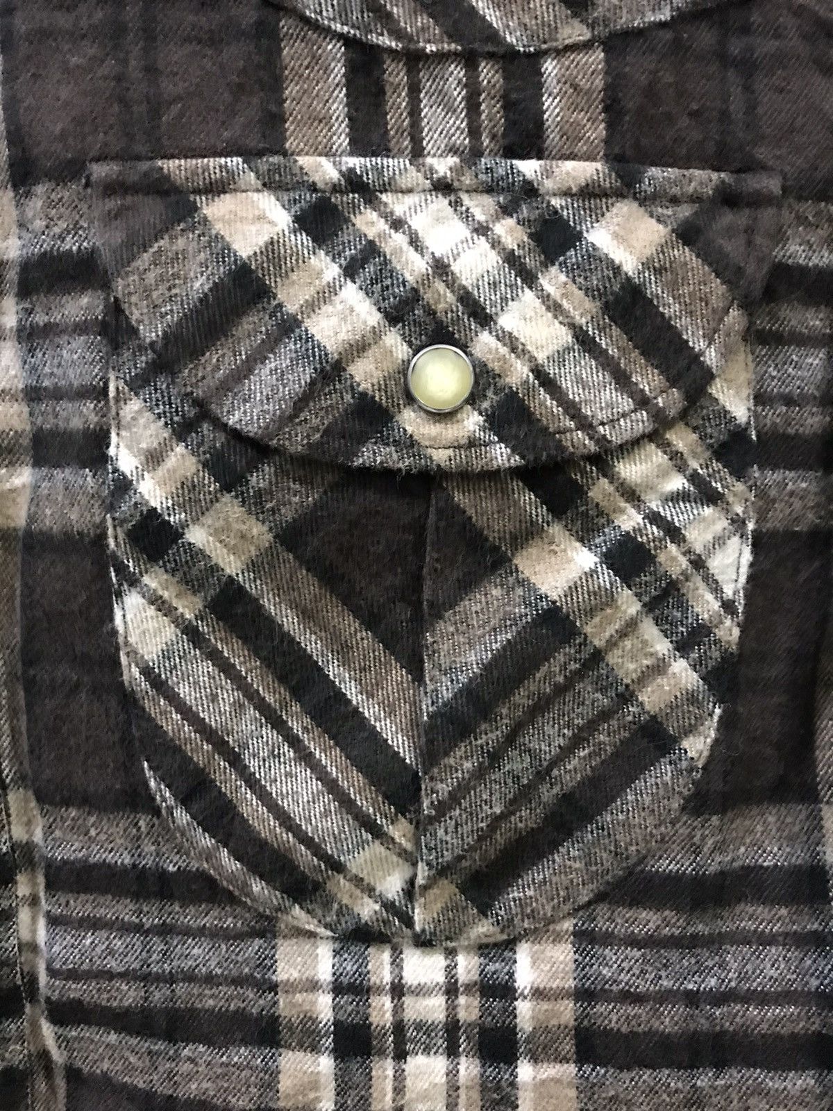 Flannel R NEWBOLD Plaid Westener Snap Button Flannel Size US M / EU 48-50 / 2 - 7 Thumbnail