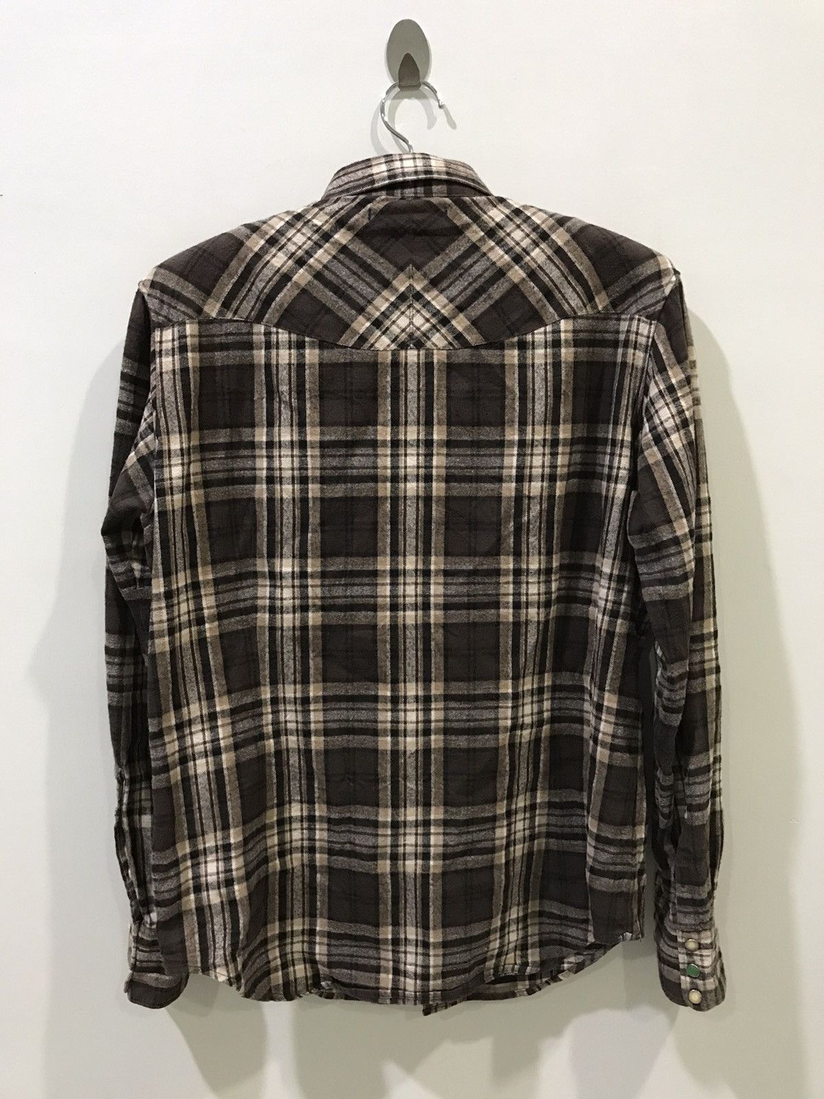 Flannel R NEWBOLD Plaid Westener Snap Button Flannel Size US M / EU 48-50 / 2 - 8 Thumbnail