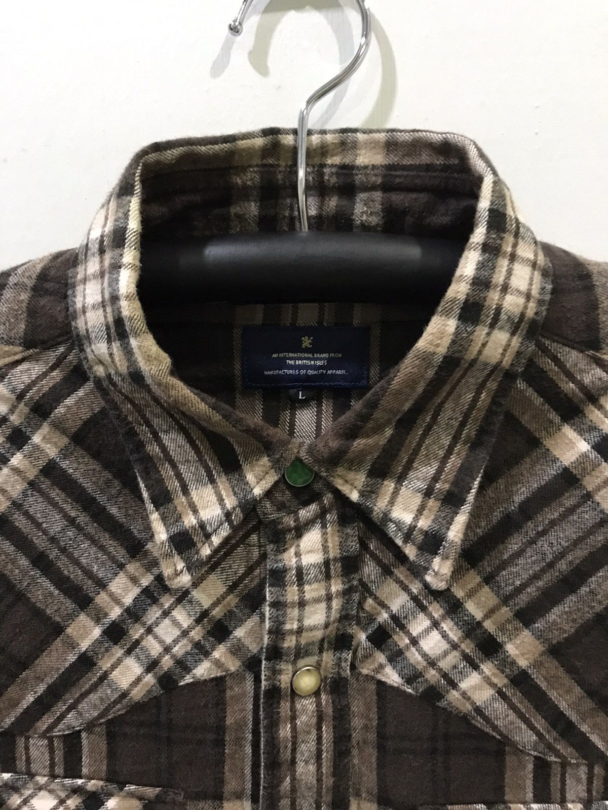 Flannel R NEWBOLD Plaid Westener Snap Button Flannel Size US M / EU 48-50 / 2 - 2 Thumbnail