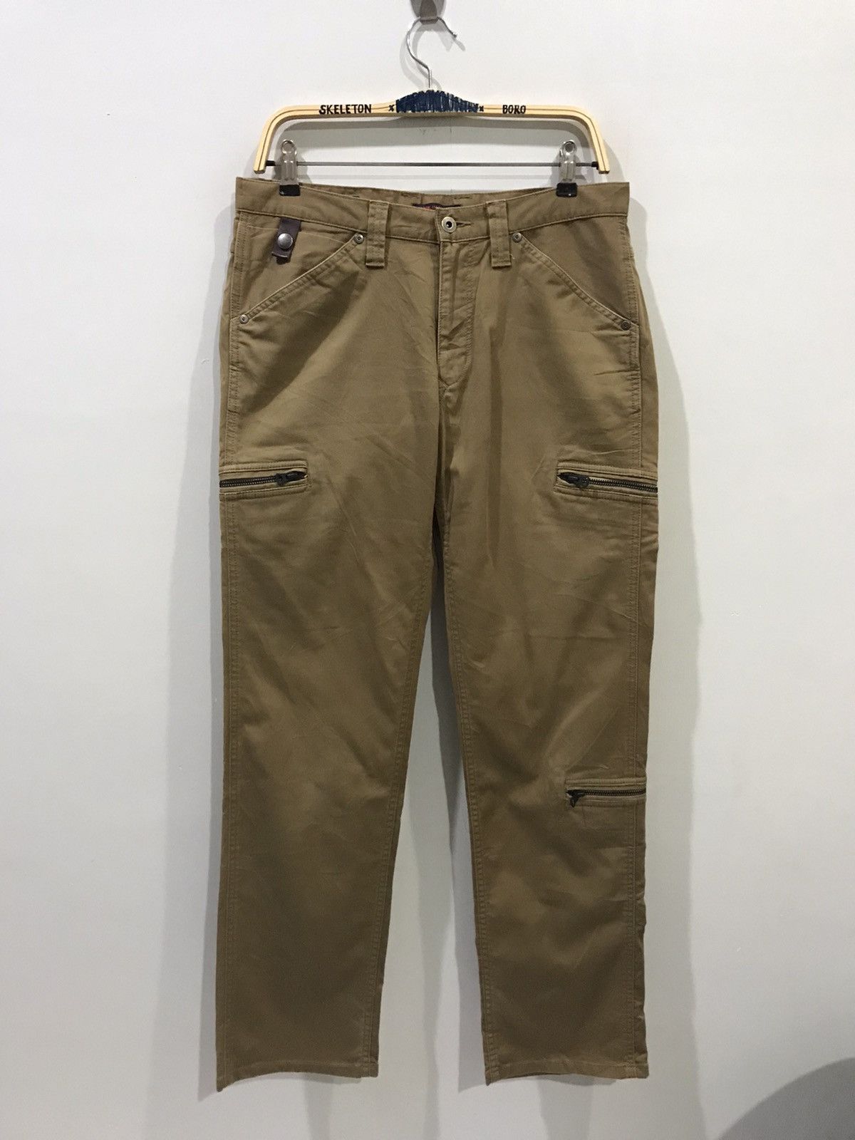 Designer × Japanese Brand BLUE WAY Japan Rare 7 Hidden Pockets Parachute Cargo Pant Size US 33 - 1 Thumbnail