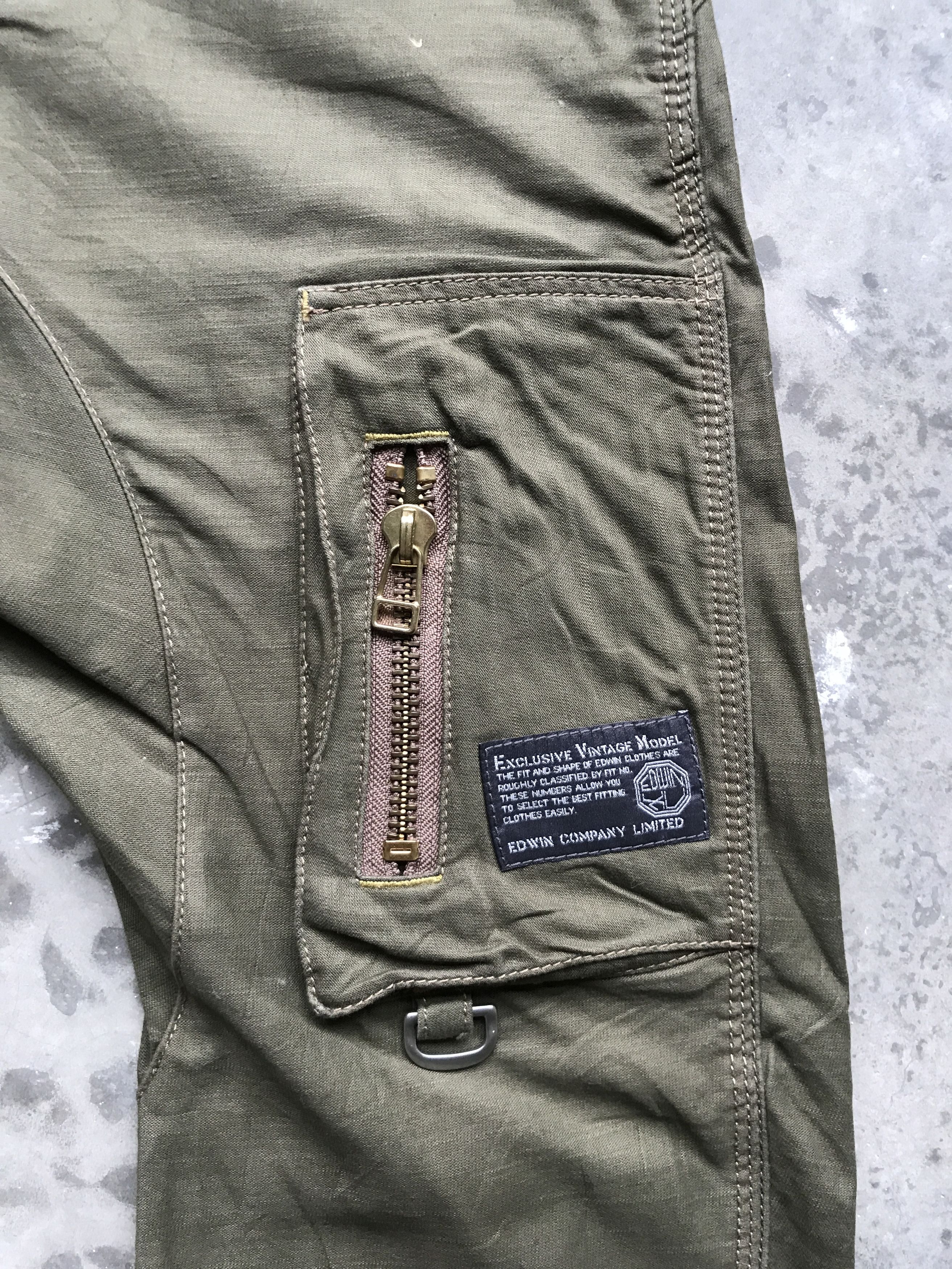 Edwin CP58 EDWIN Twisted Leg Cinch Back JLeg Cargo Pant Size US 29 - 7 Thumbnail