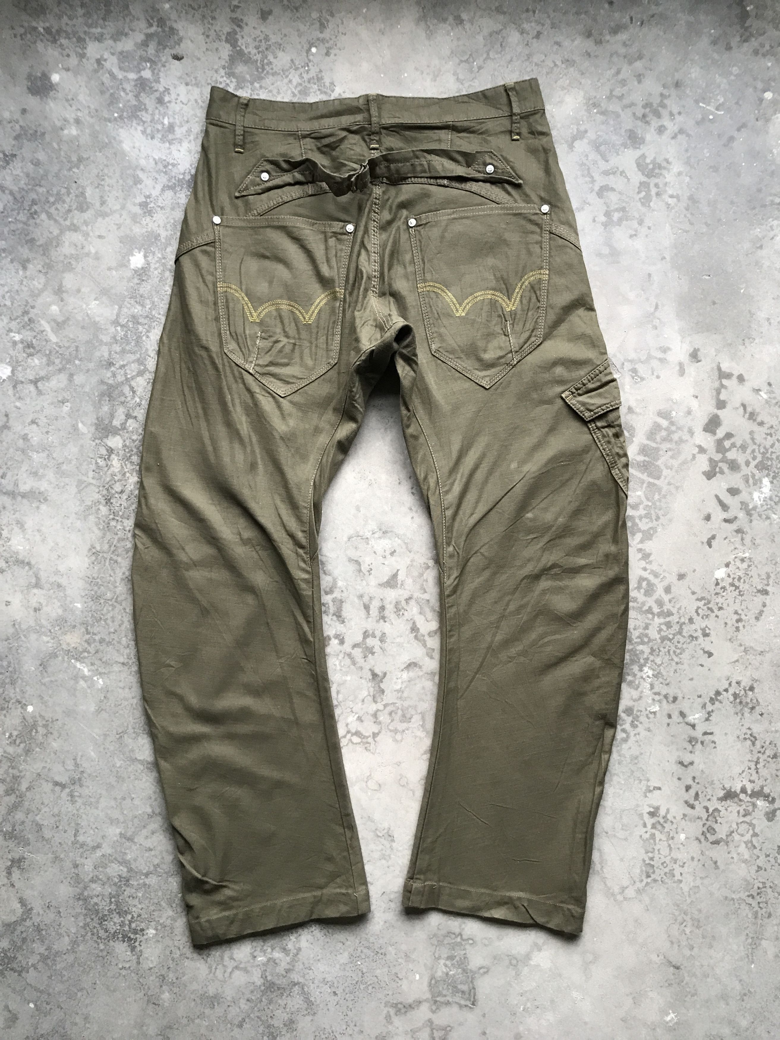 Edwin CP58 EDWIN Twisted Leg Cinch Back JLeg Cargo Pant Size US 29 - 10 Thumbnail