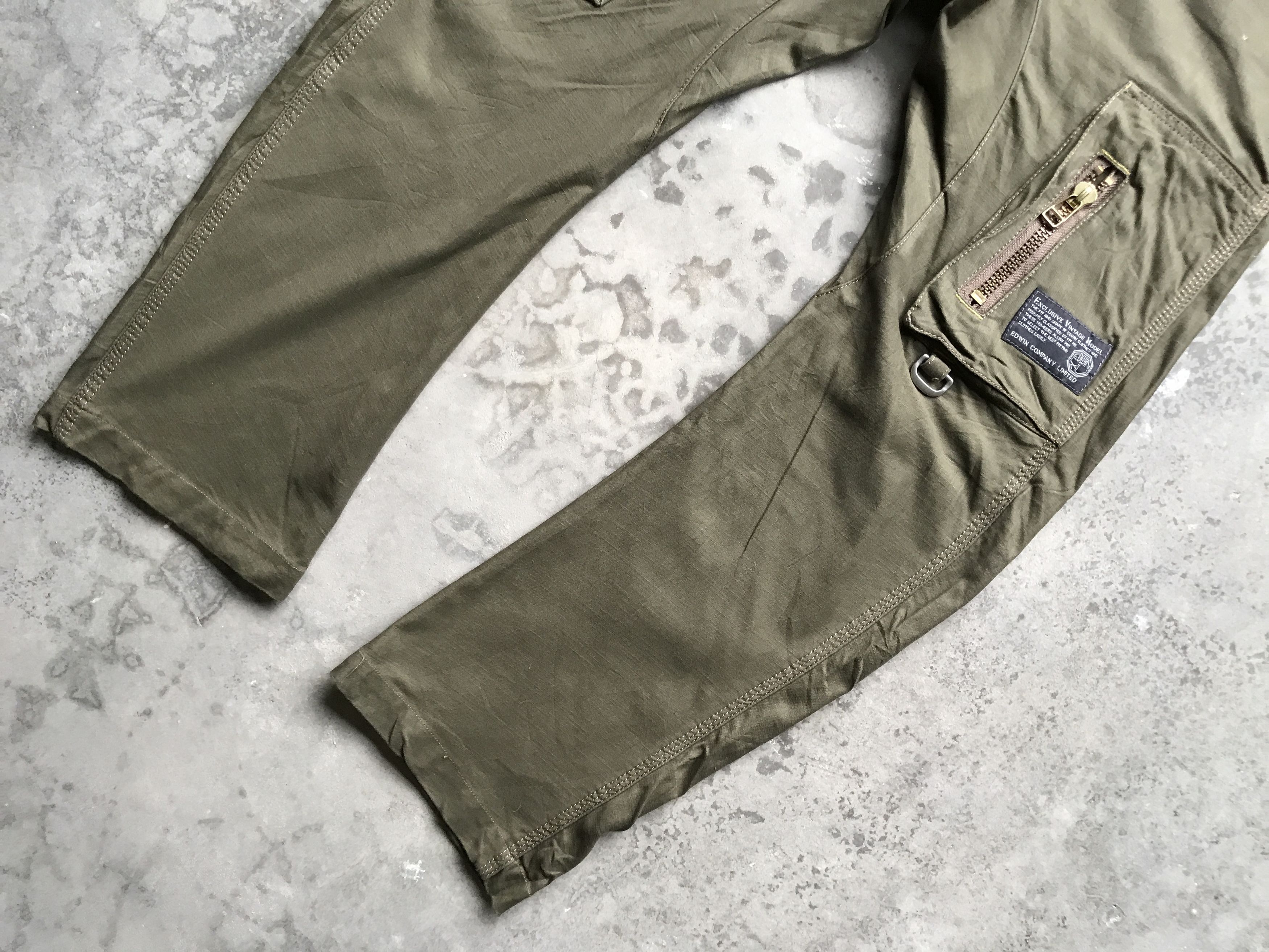 Edwin CP58 EDWIN Twisted Leg Cinch Back JLeg Cargo Pant Size US 29 - 5 Thumbnail