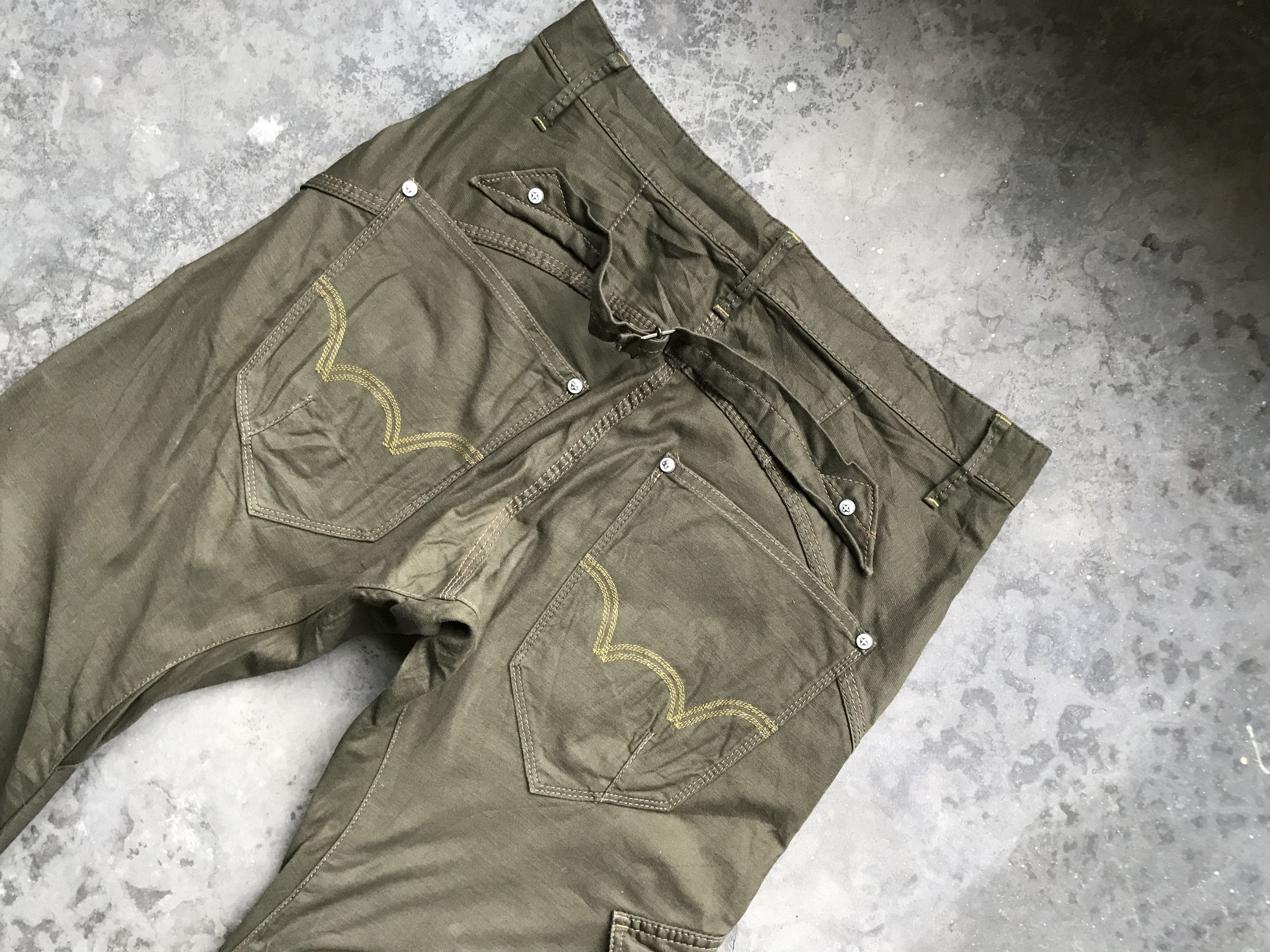 Edwin CP58 EDWIN Twisted Leg Cinch Back JLeg Cargo Pant Size US 29 - 11 Thumbnail