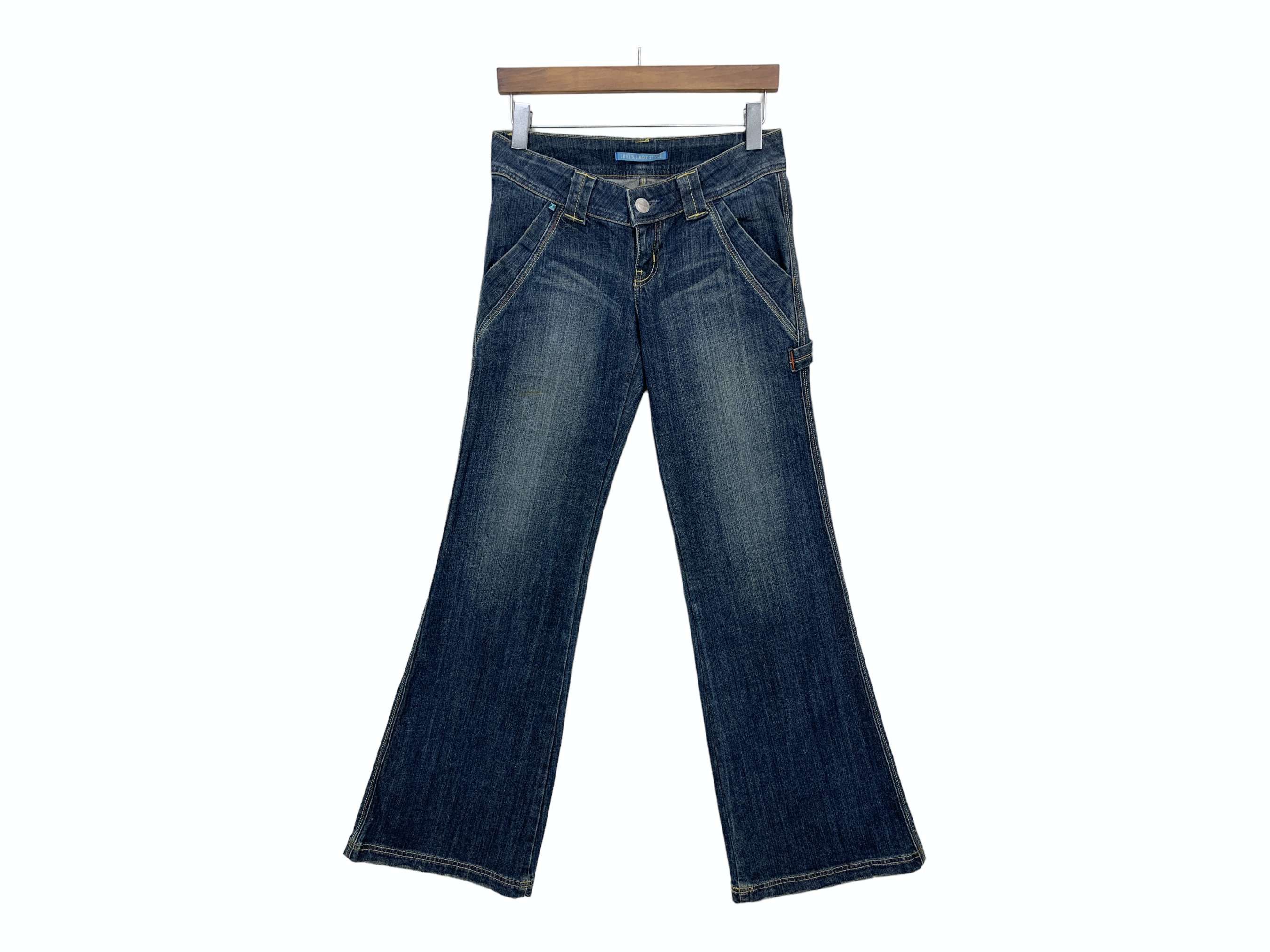 Levi's Lady Levis Bootcut Denim Carpenter Pants Size 29" - 2 Thumbnail