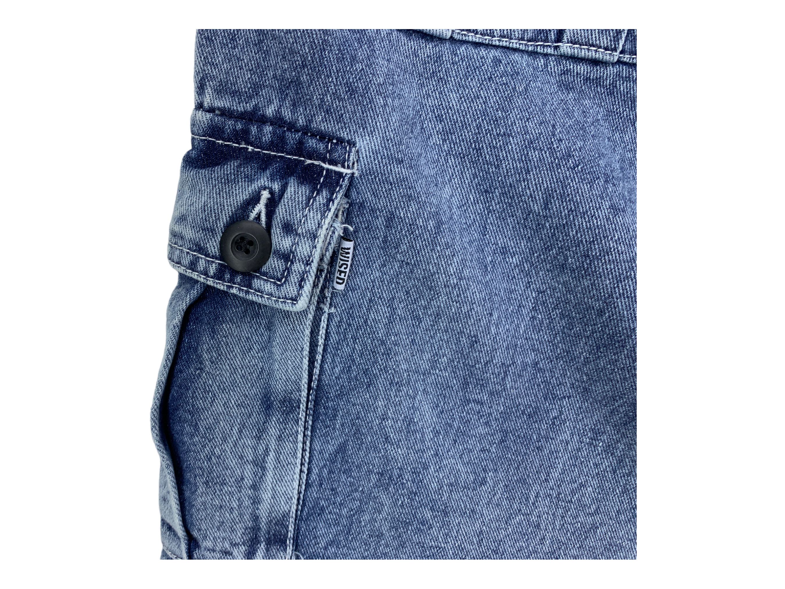 Japanese Brand Wised Cargo Jeans Hip Hop Skateboards Jeans Baggy Pants Size US 34 / EU 50 - 10 Thumbnail