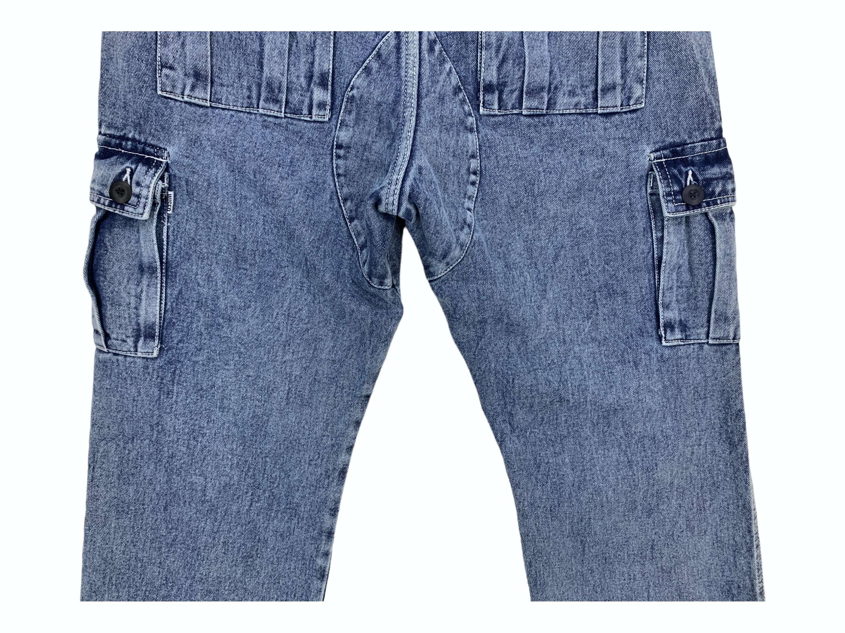 Japanese Brand Wised Cargo Jeans Hip Hop Skateboards Jeans Baggy Pants Size US 34 / EU 50 - 7 Thumbnail