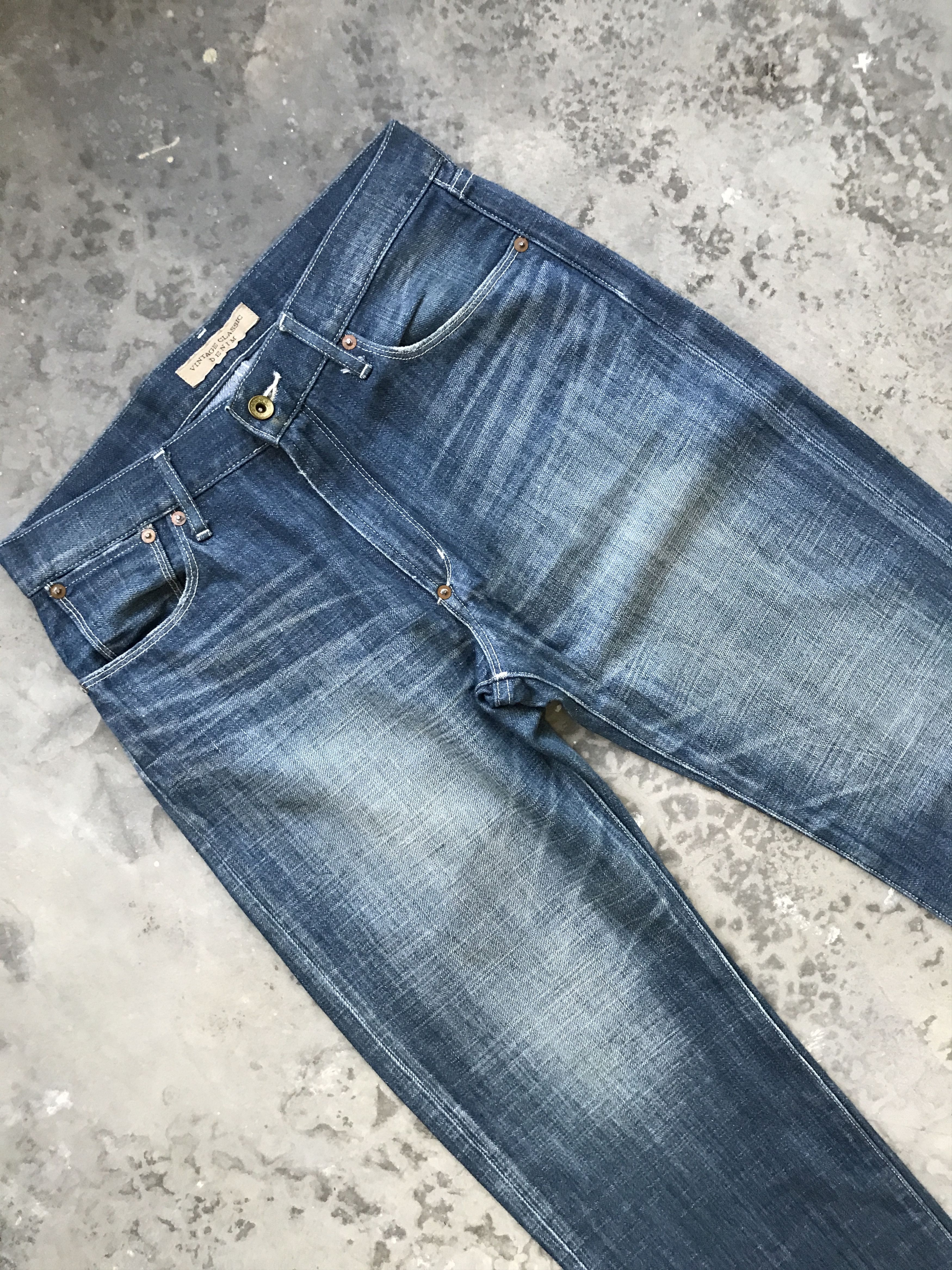 Japanese Brand × Uniqlo D58 uniqlo Vintage Design Jeans Size US 31 - 2 Thumbnail
