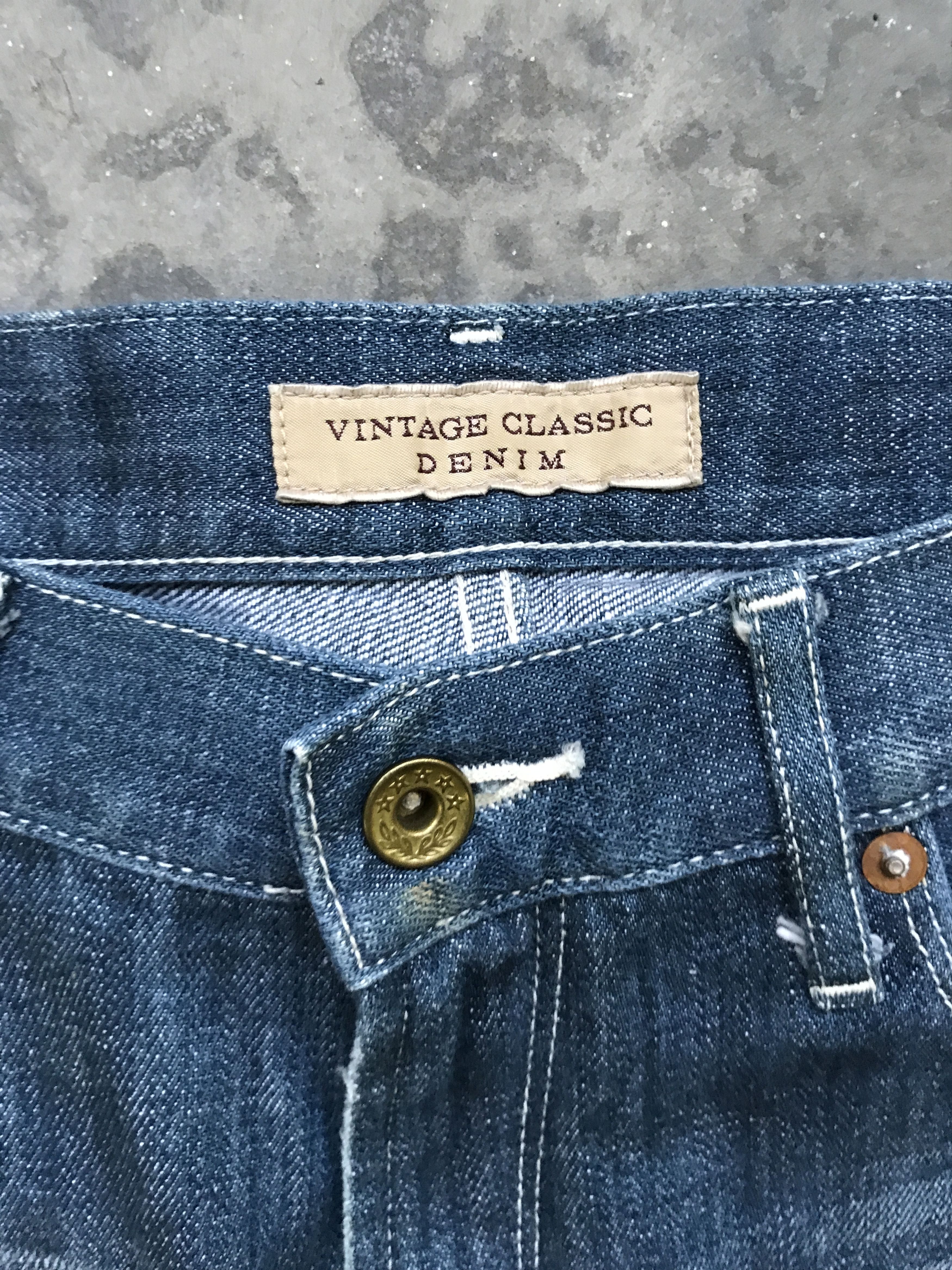 Japanese Brand × Uniqlo D58 uniqlo Vintage Design Jeans Size US 31 - 4 Thumbnail