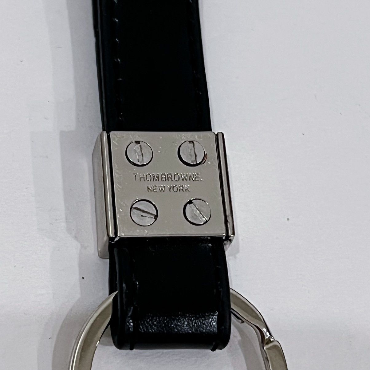Thom Browne Palladium Coated Keyring Size ONE SIZE - 6 Thumbnail