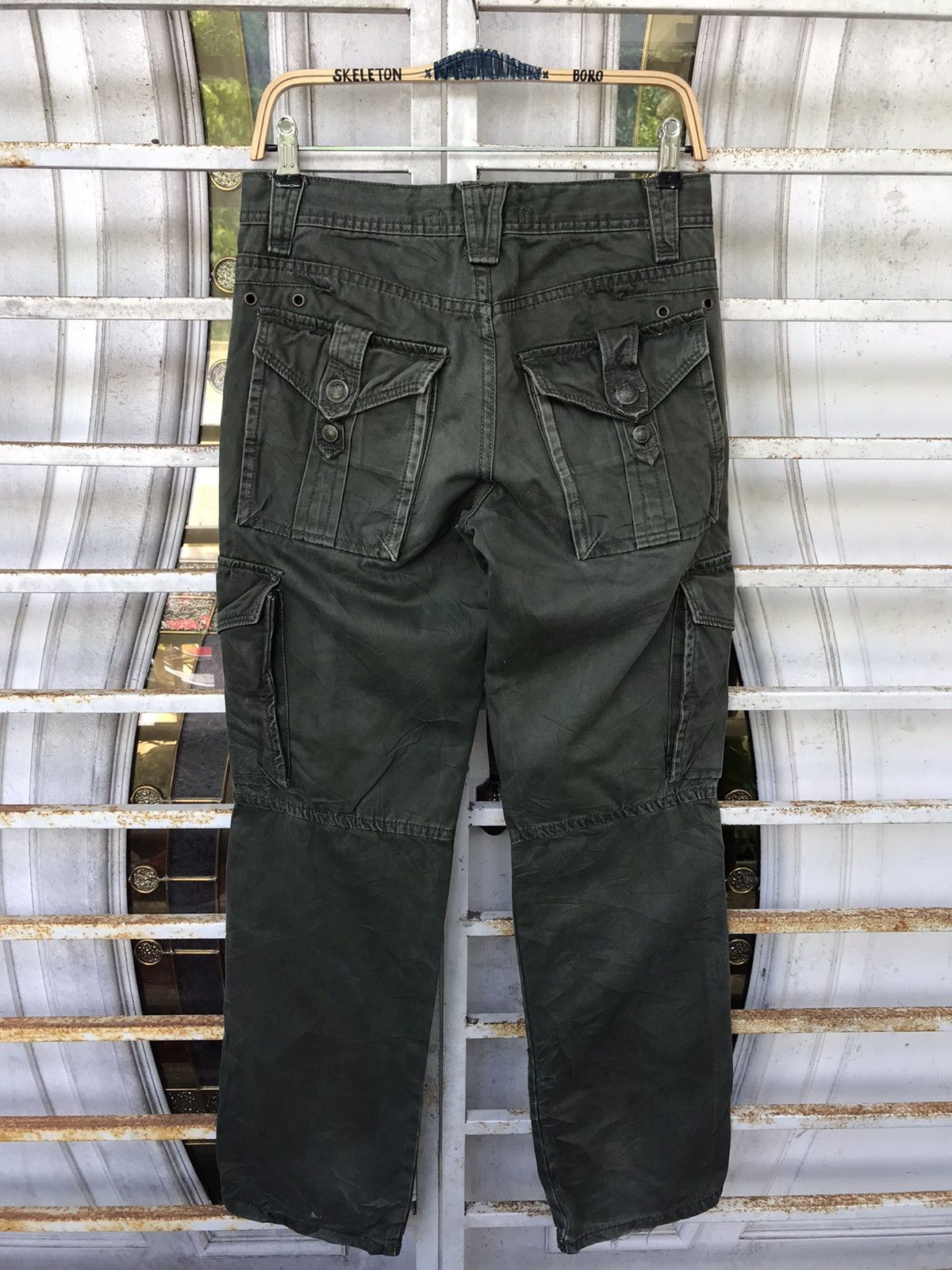 Designer × Japanese Brand DPS Japan Archival Military Designer Fatigue Cargo Pant Size US 29 - 9 Thumbnail