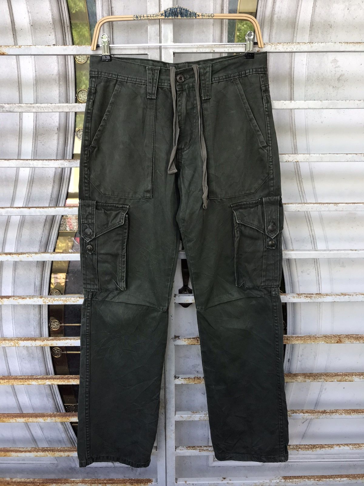 Designer × Japanese Brand DPS Japan Archival Military Designer Fatigue Cargo Pant Size US 29 - 1 Thumbnail