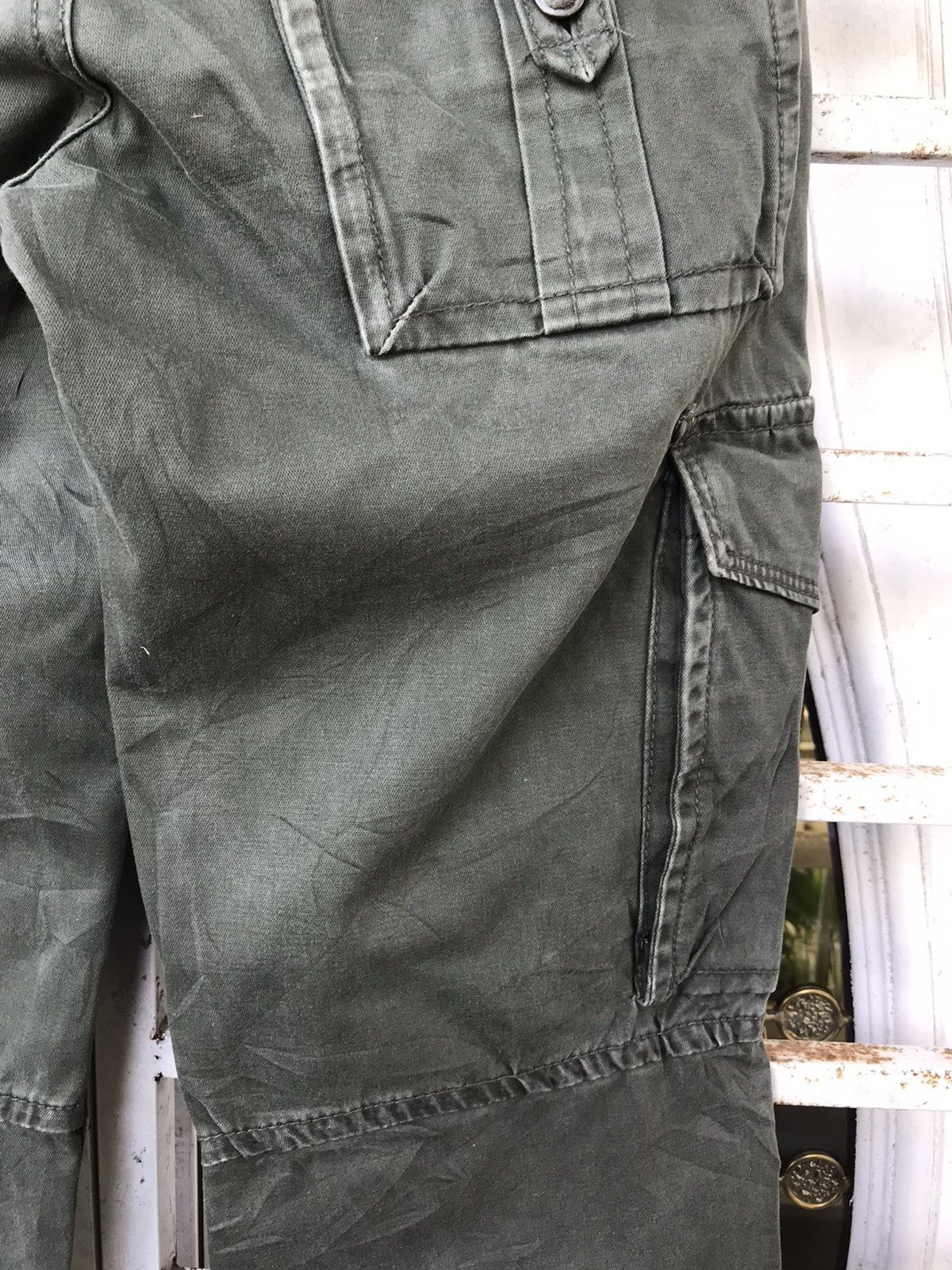 Designer × Japanese Brand DPS Japan Archival Military Designer Fatigue Cargo Pant Size US 29 - 12 Thumbnail