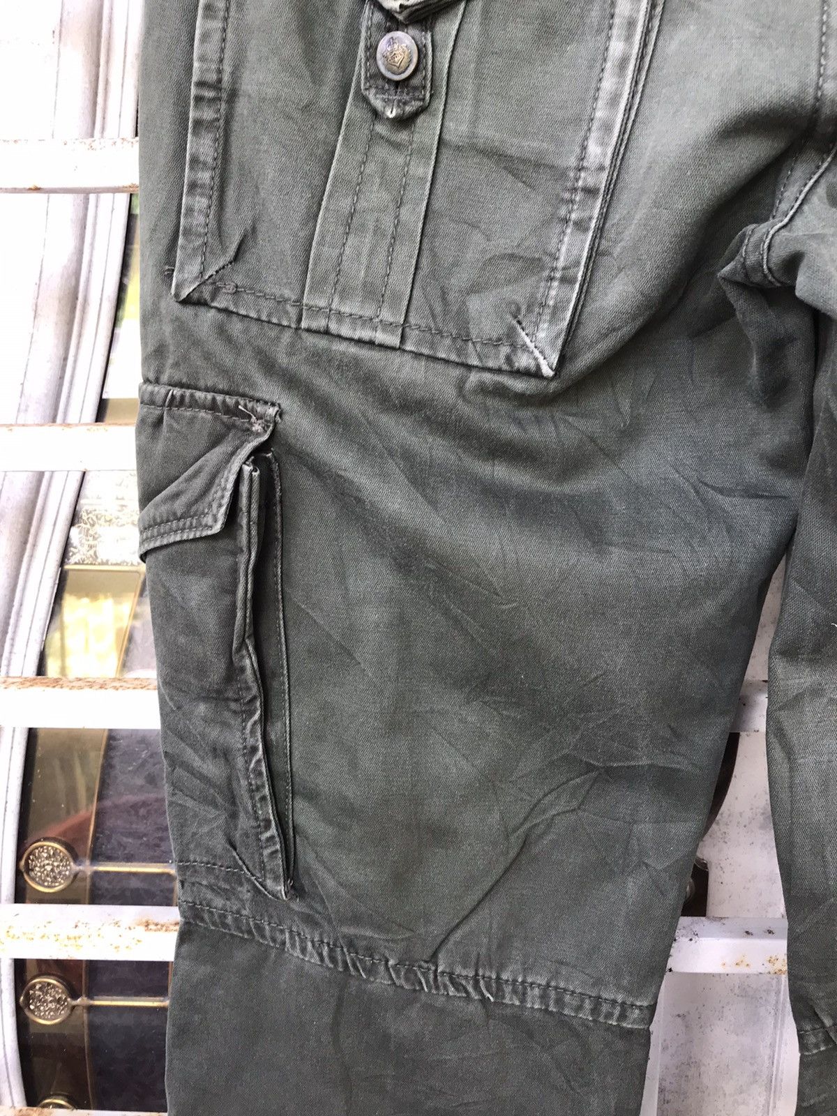 Designer × Japanese Brand DPS Japan Archival Military Designer Fatigue Cargo Pant Size US 29 - 13 Thumbnail