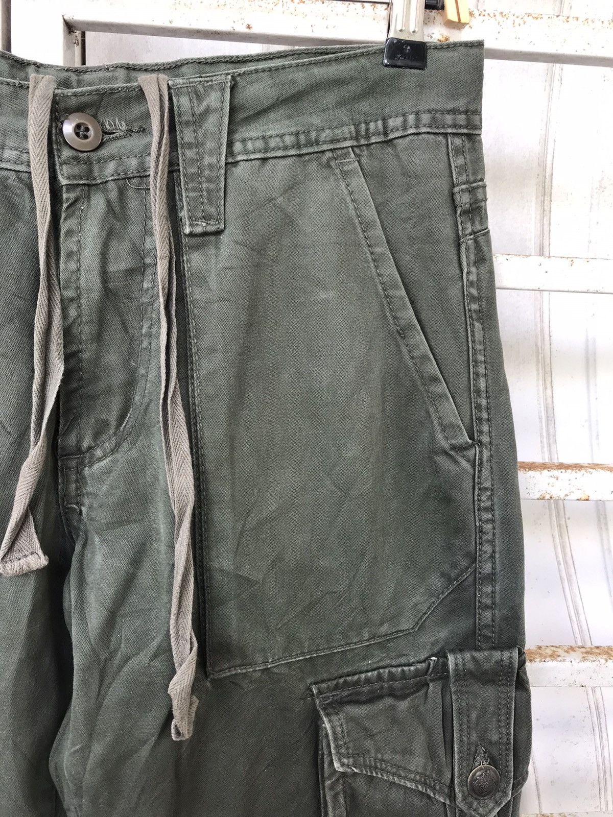 Designer × Japanese Brand DPS Japan Archival Military Designer Fatigue Cargo Pant Size US 29 - 2 Thumbnail