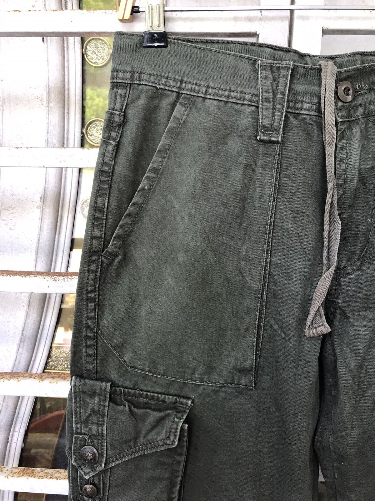 Designer × Japanese Brand DPS Japan Archival Military Designer Fatigue Cargo Pant Size US 29 - 3 Thumbnail