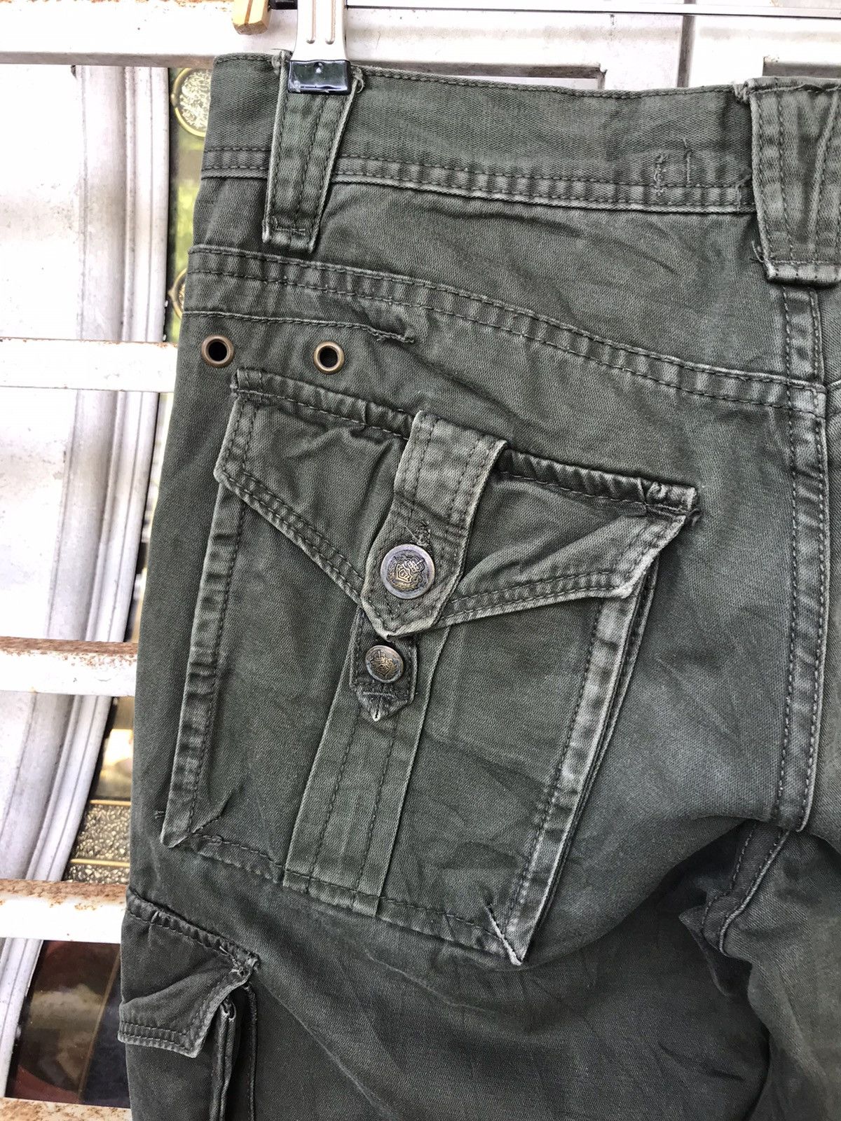 Designer × Japanese Brand DPS Japan Archival Military Designer Fatigue Cargo Pant Size US 29 - 11 Thumbnail