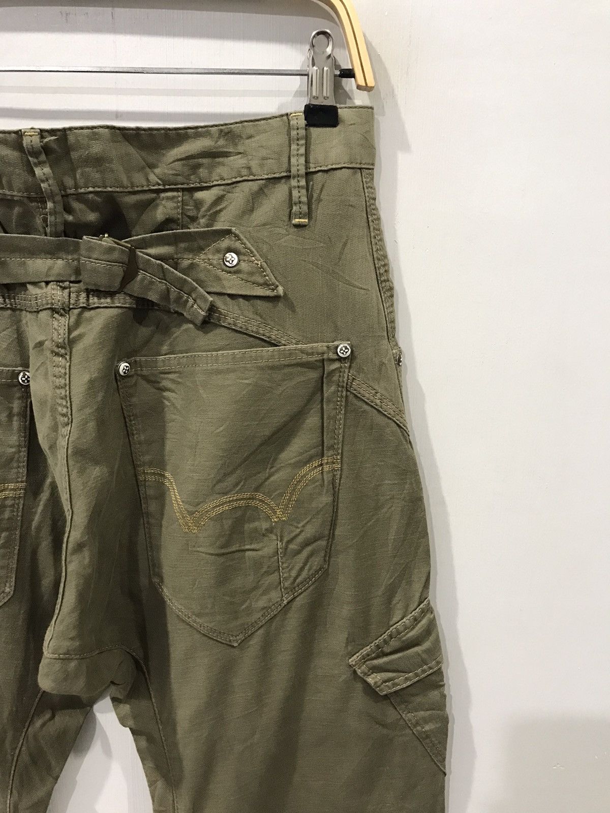 Edwin Edwin Curved Leg Multipockets Military Cargo Pant Size US 29 - 12 Thumbnail