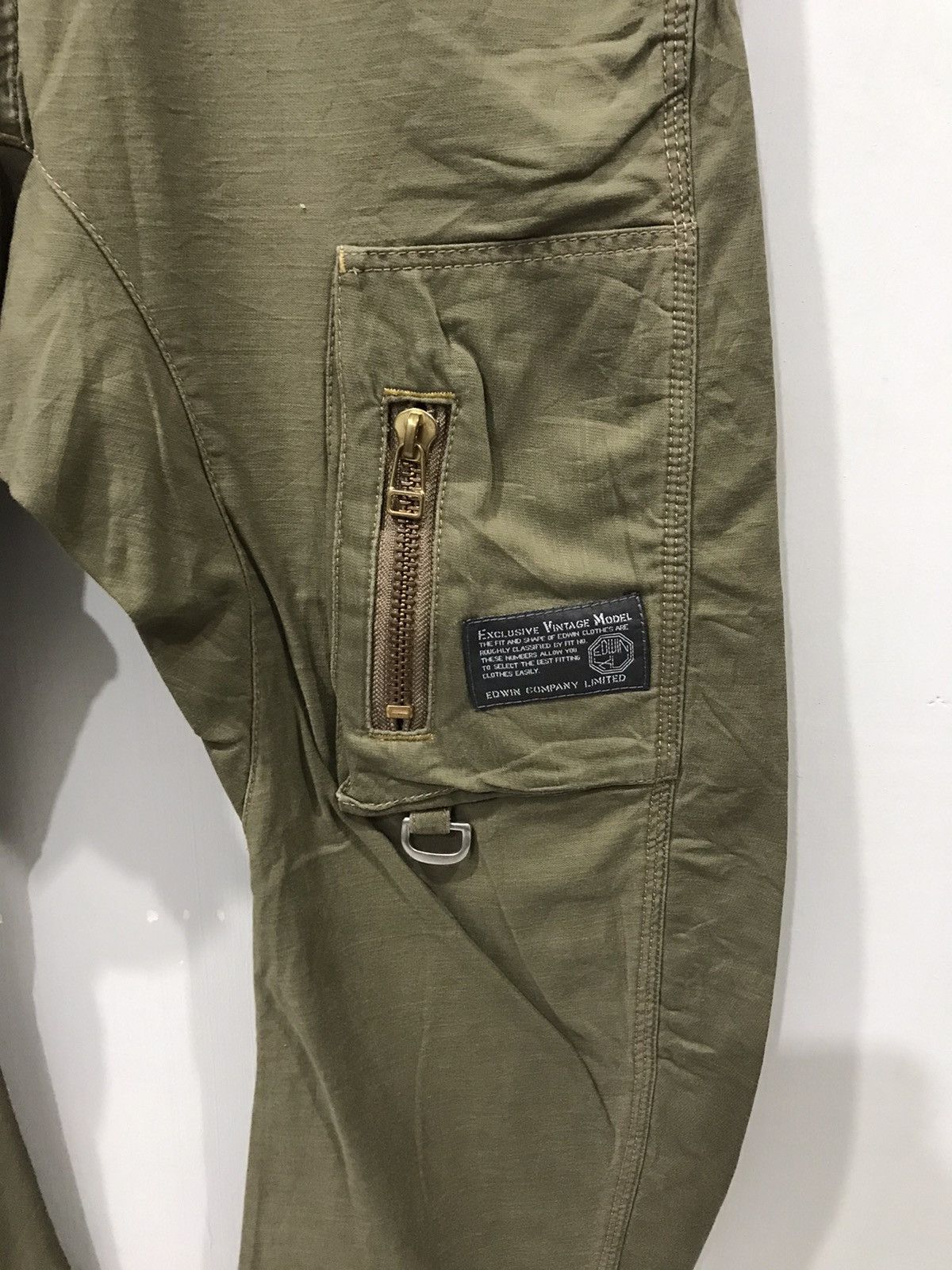 Edwin Edwin Curved Leg Multipockets Military Cargo Pant Size US 29 - 6 Thumbnail