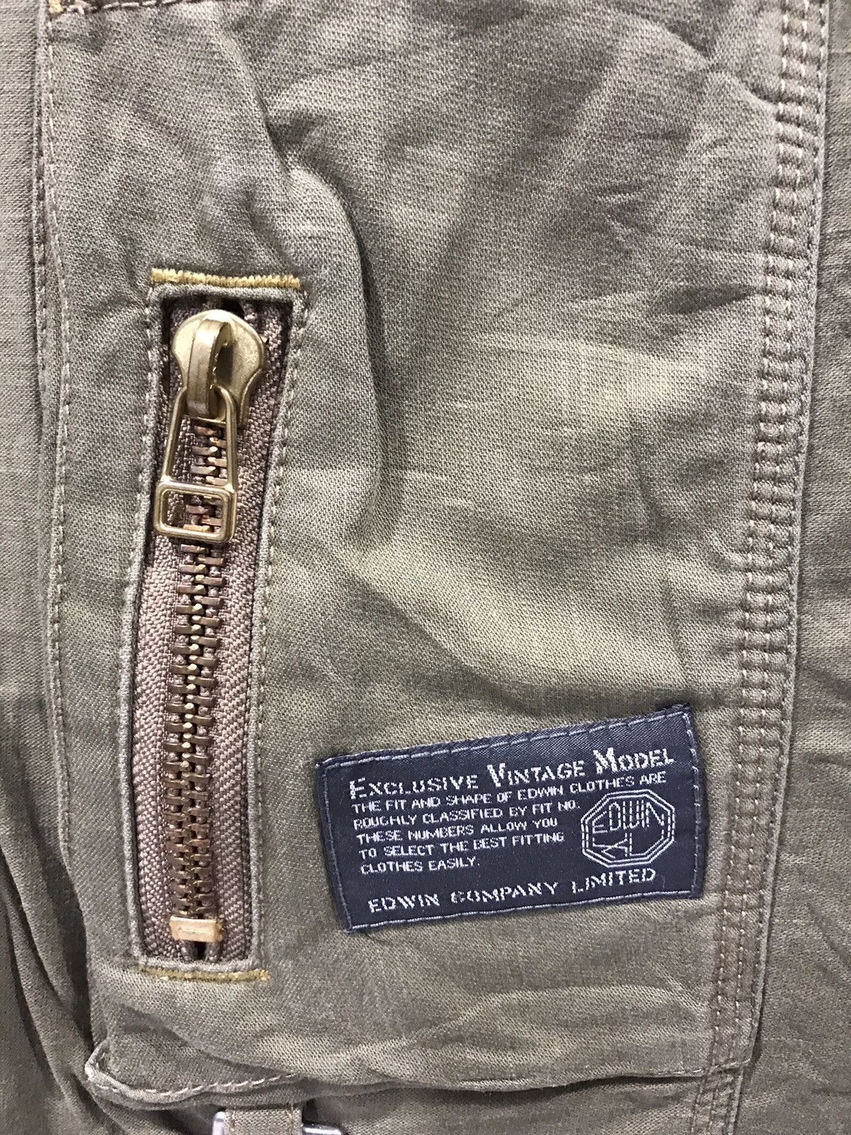 Edwin Edwin Curved Leg Multipockets Military Cargo Pant Size US 29 - 9 Thumbnail