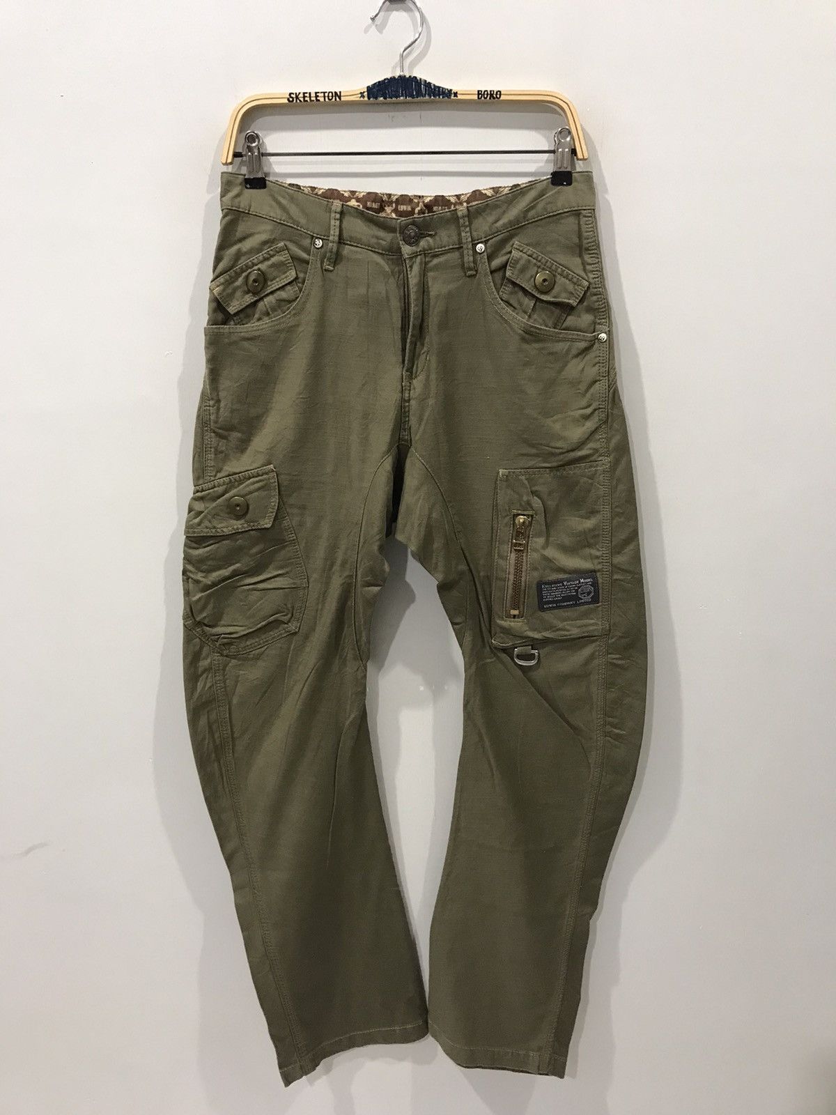 Edwin Edwin Curved Leg Multipockets Military Cargo Pant Size US 29 - 3 Thumbnail