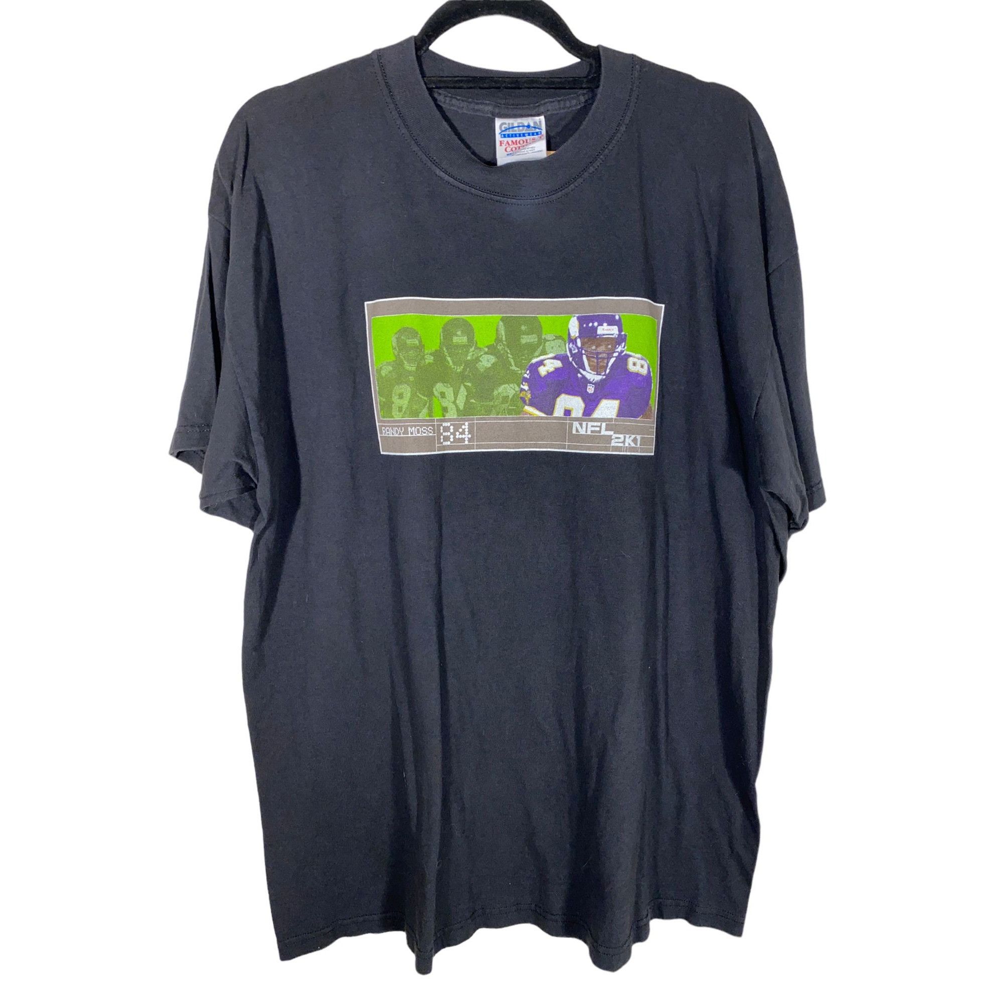 Vintage Randy Moss Shirt 2001 NFL 2K1 Randy Moss Shirt