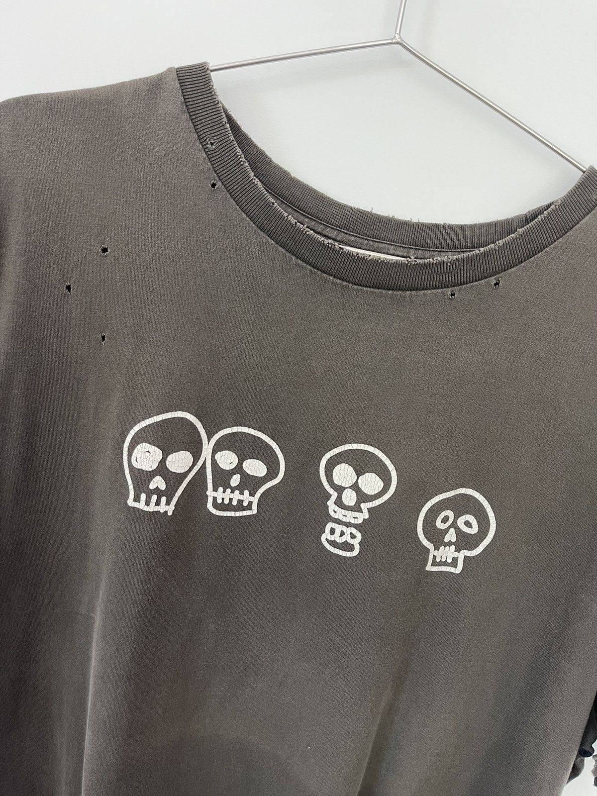 Number Nine Aw02 Skulls Tee