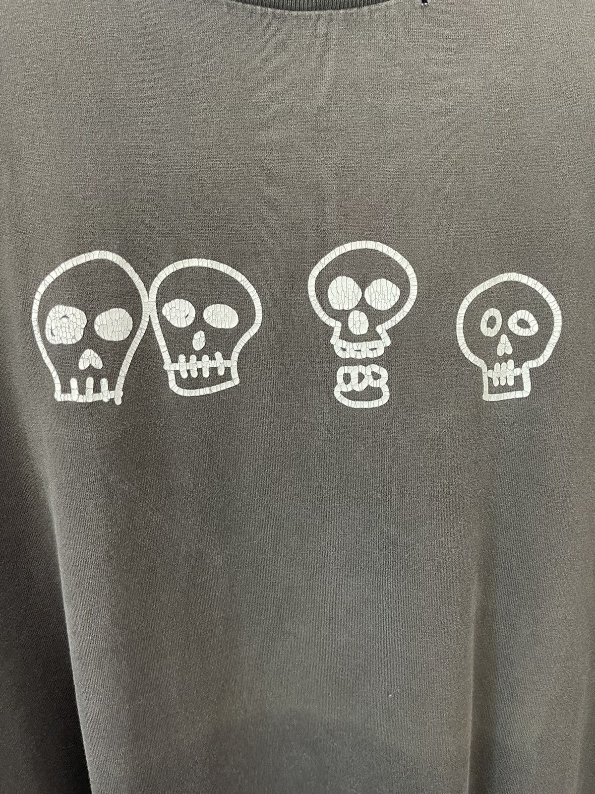 Number Nine Aw02 Skulls Tee