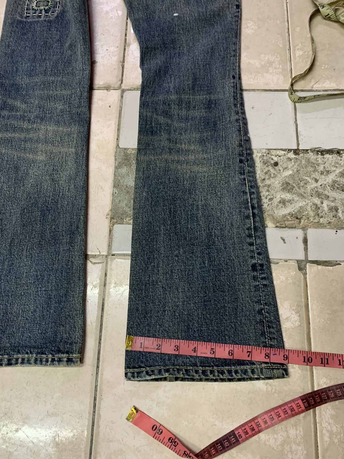 Japanese Brand Back Number Patchwork Bush Pants Size US 32 / EU 48 - 11 Thumbnail