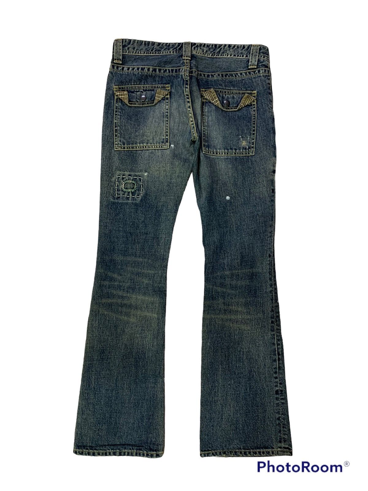 Japanese Brand Back Number Patchwork Bush Pants Size US 32 / EU 48 - 5 Thumbnail