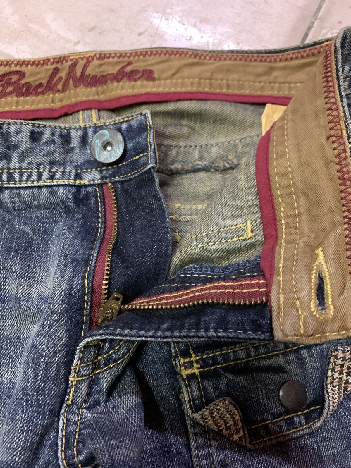 Japanese Brand Back Number Patchwork Bush Pants Size US 32 / EU 48 - 15 Thumbnail