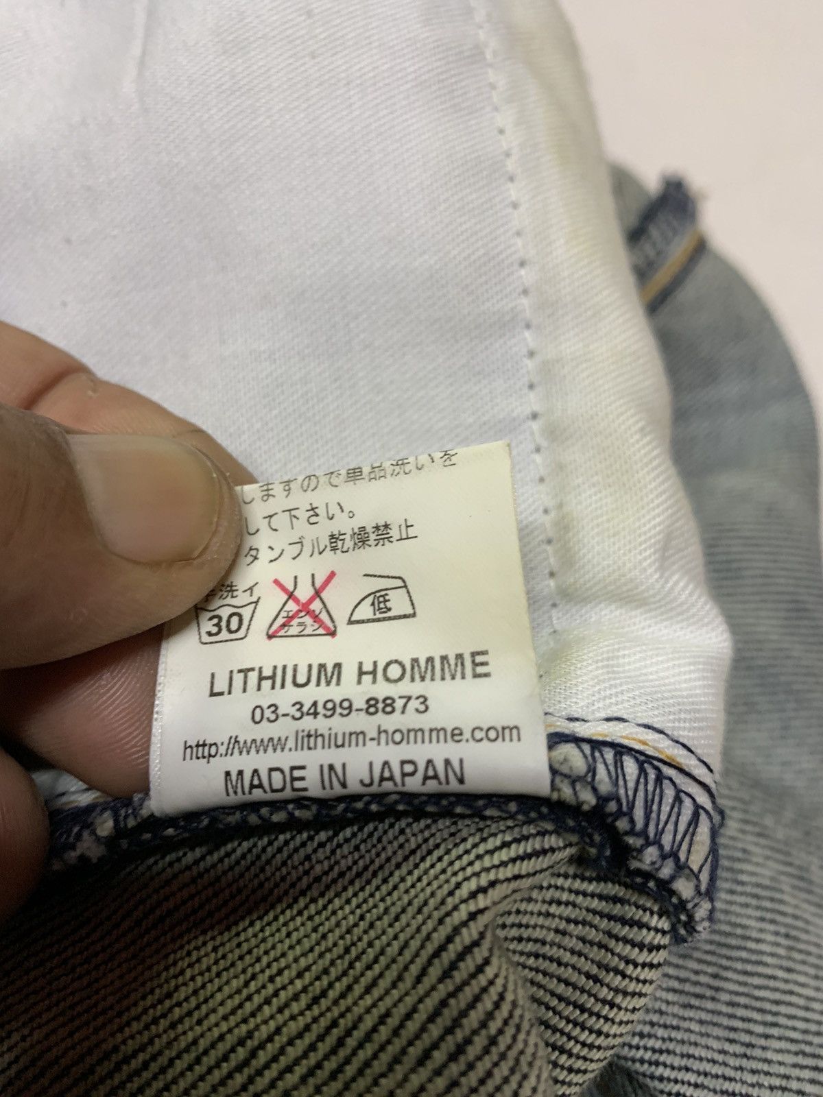 Japanese Brand Lithium homme jeans skinny Size US 32 / EU 48 - 7 Thumbnail