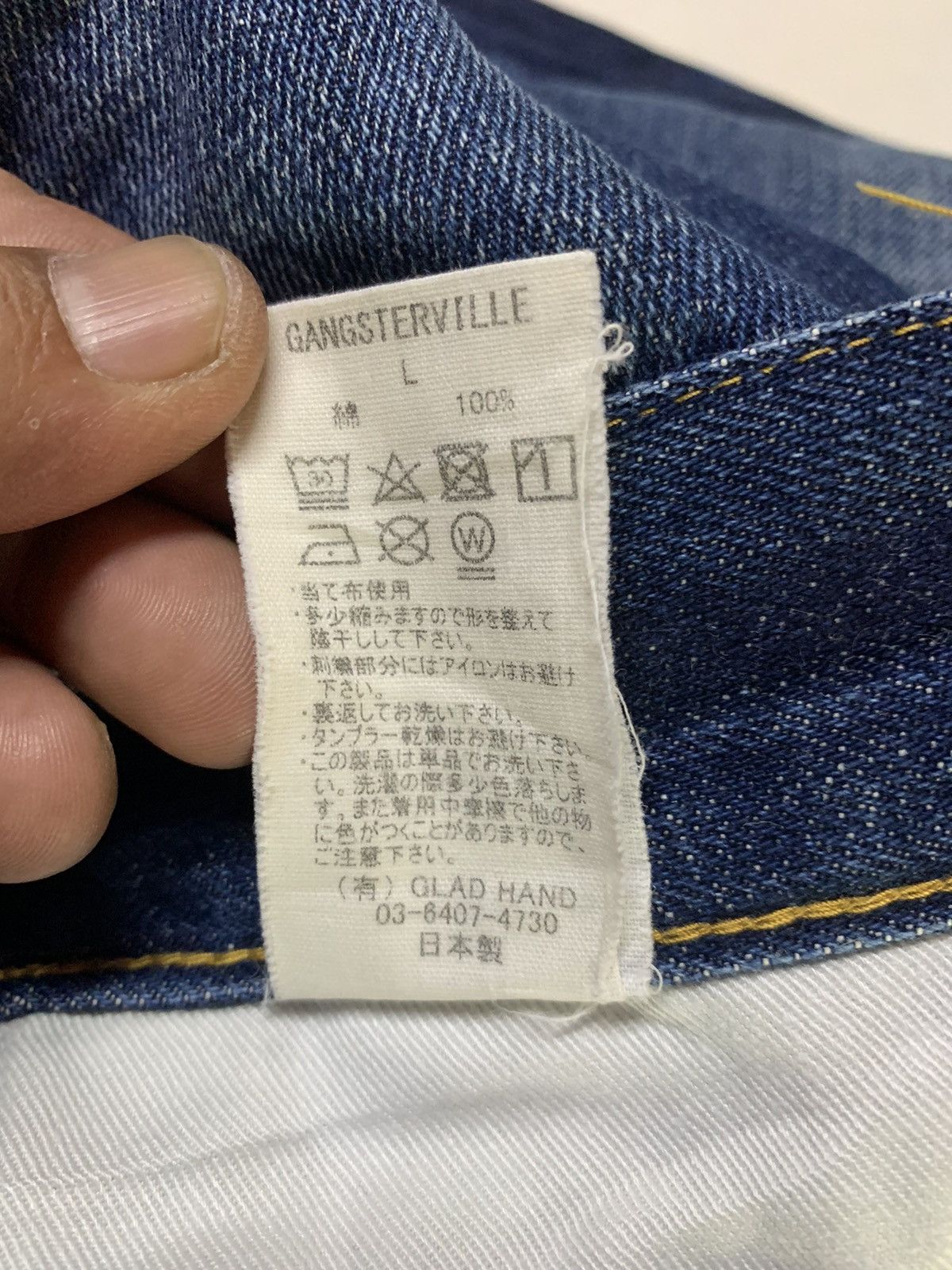 Designer Gangsterville jeans Size US 34 / EU 50 - 12 Thumbnail