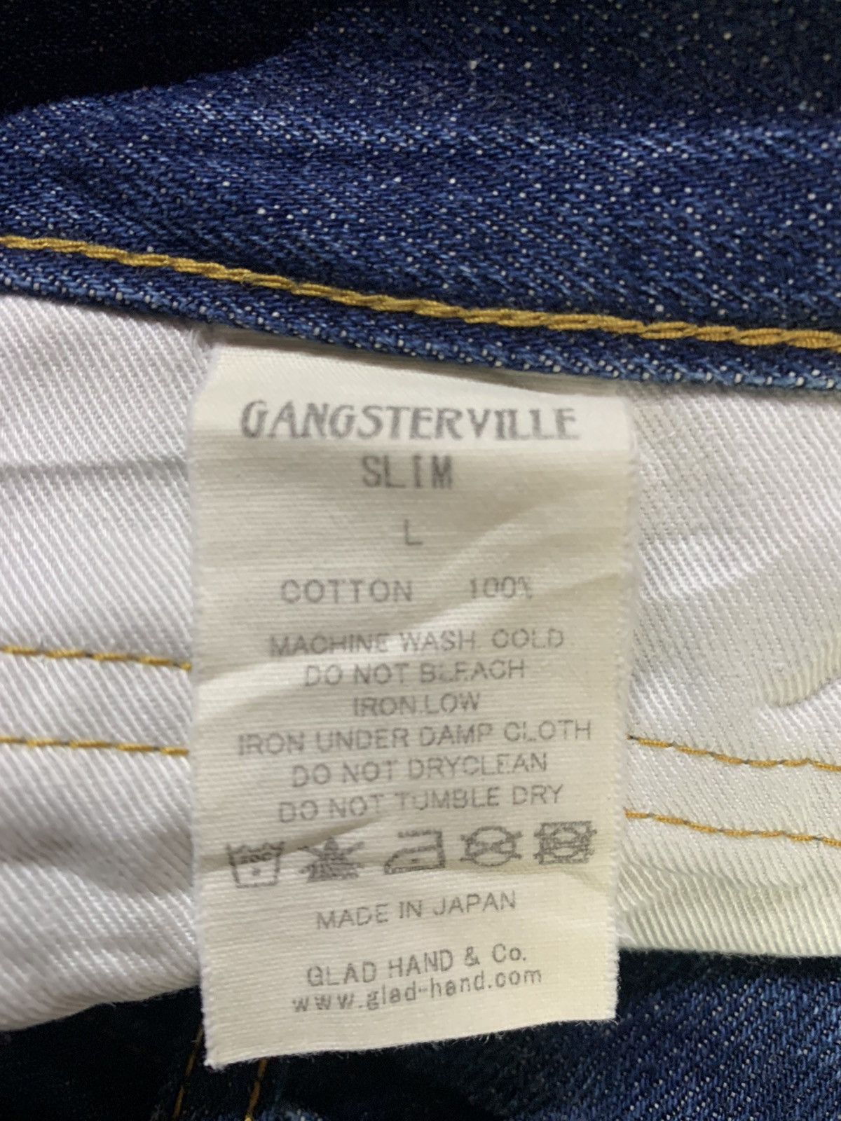 Designer Gangsterville jeans Size US 34 / EU 50 - 11 Thumbnail