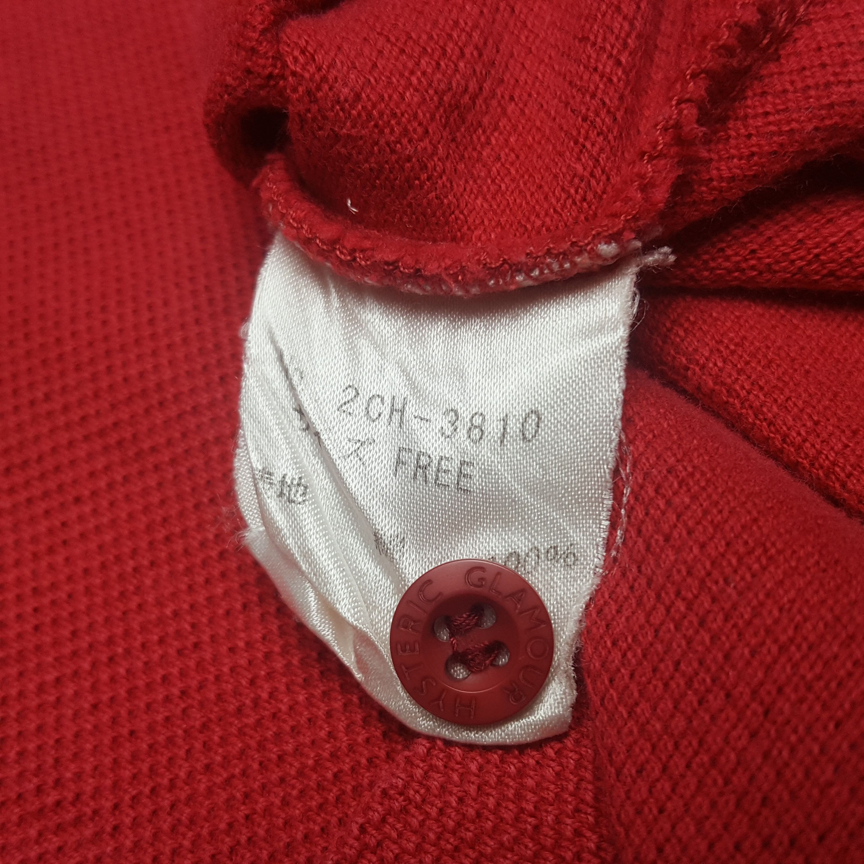 Hysteric Glamour × Vintage Vintage Hysteric Glamour Japan Polo Shirt Size S / US 4 / IT 40 - 7 Thumbnail